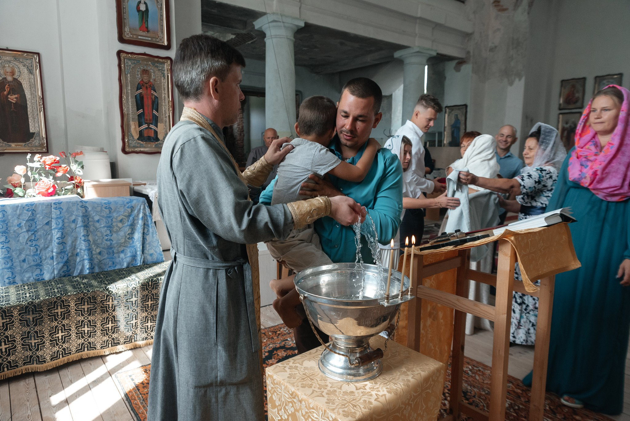 Фотосъемка крещения. Свадебный и семейный фотограф из Санкт-Петербурга Климов Анатолий