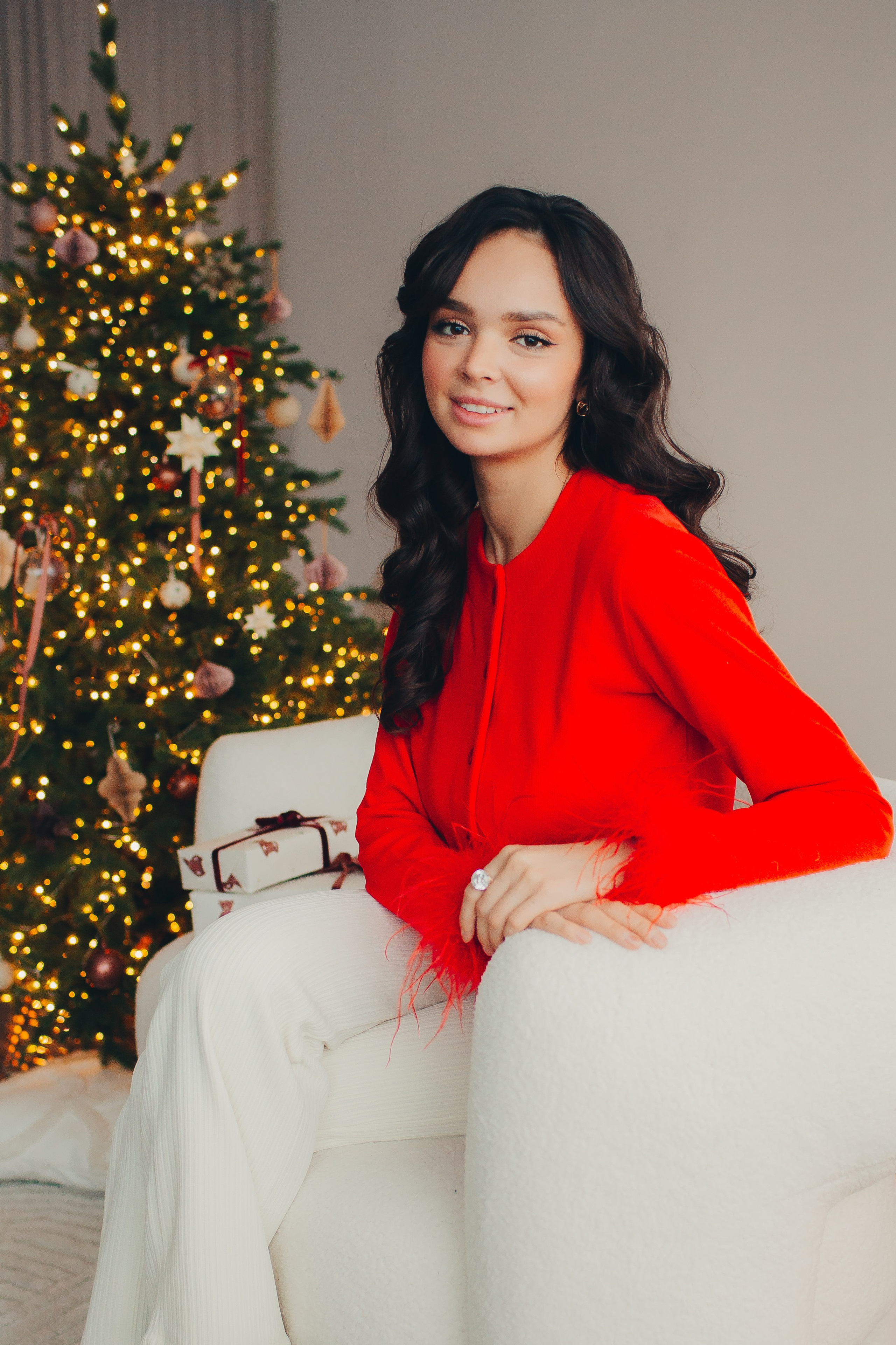 Новогодняя съёмка в студии. Фотограф Евгения Мальцева, Архангельск