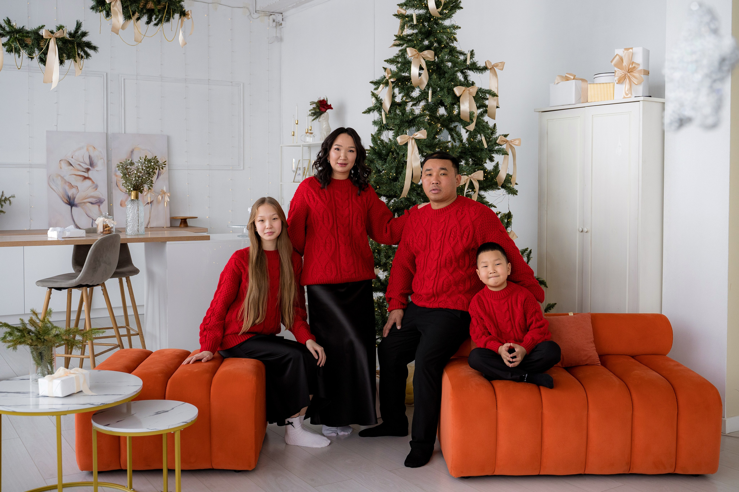 Комплекты Family look. Фотостудия Малина в городе Улан-Удэ. Фотограф Ирина Жарникова