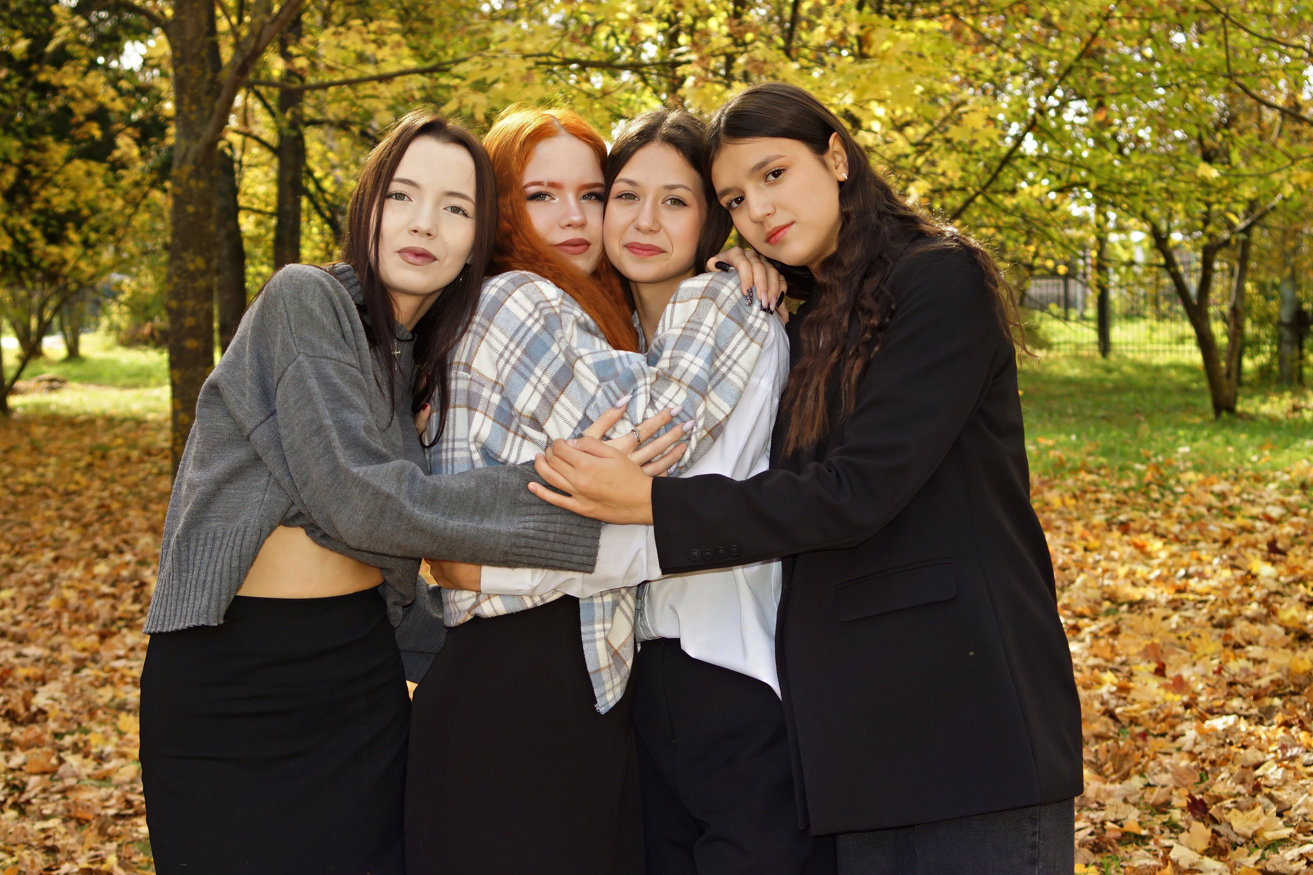 Осенняя фотосессия в школе г. Йошкар-Ола