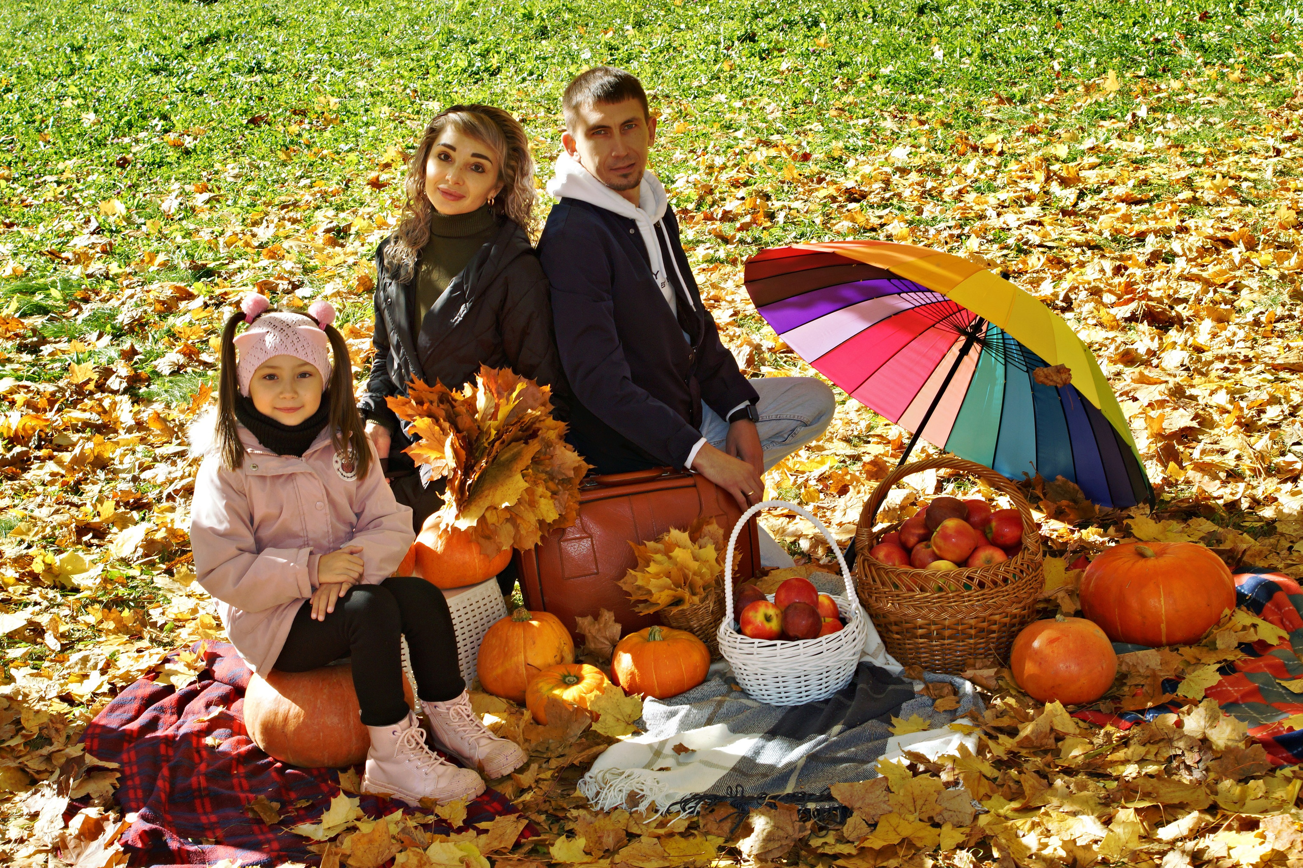 Осенняя фотосессия в детском саду г. Йошкар-Ола