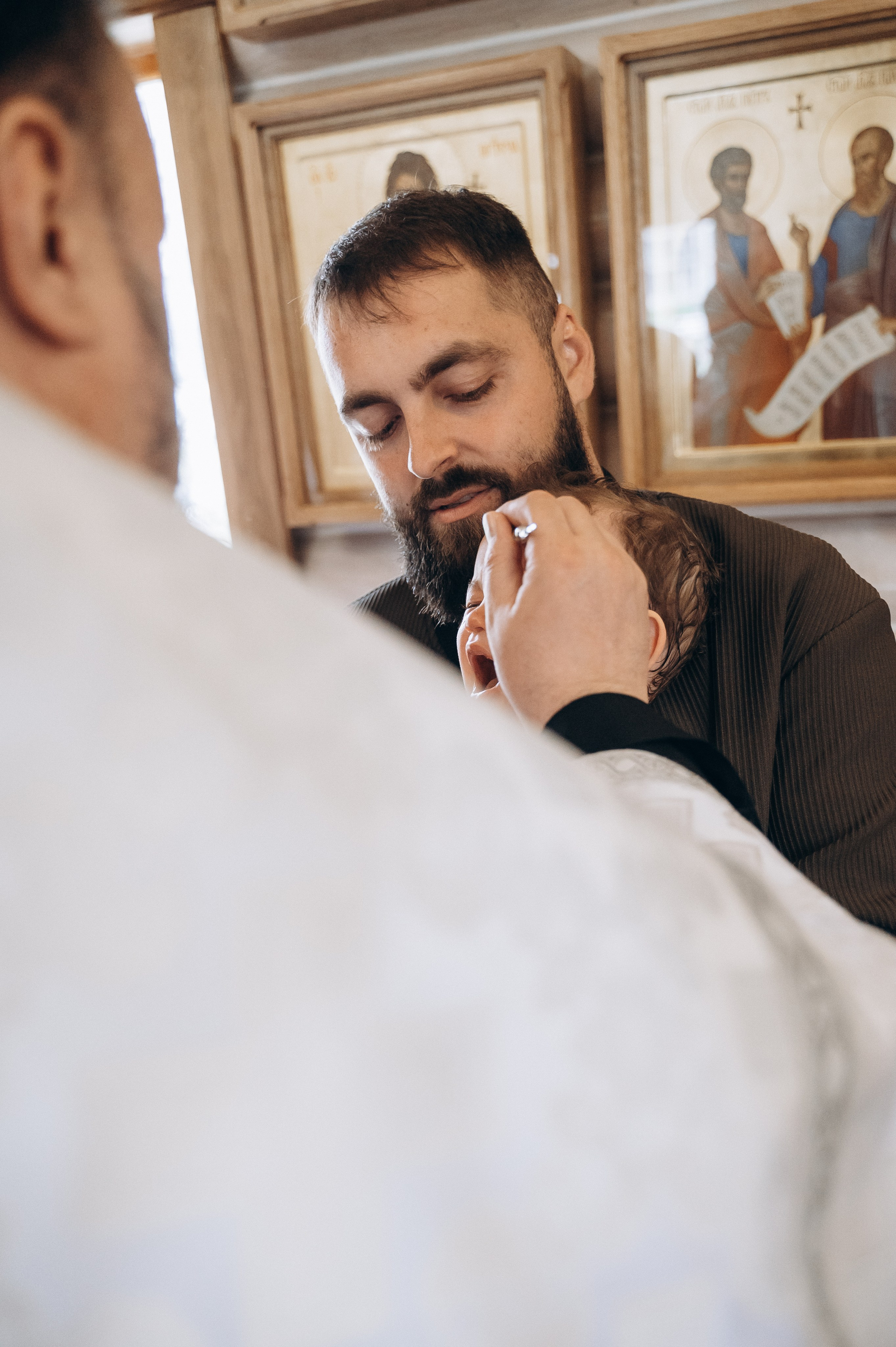 Крещение Мирона («Троеручица» храм в честь иконы Божией Матери). Семейный фотограф в Минске Дарья Дреко