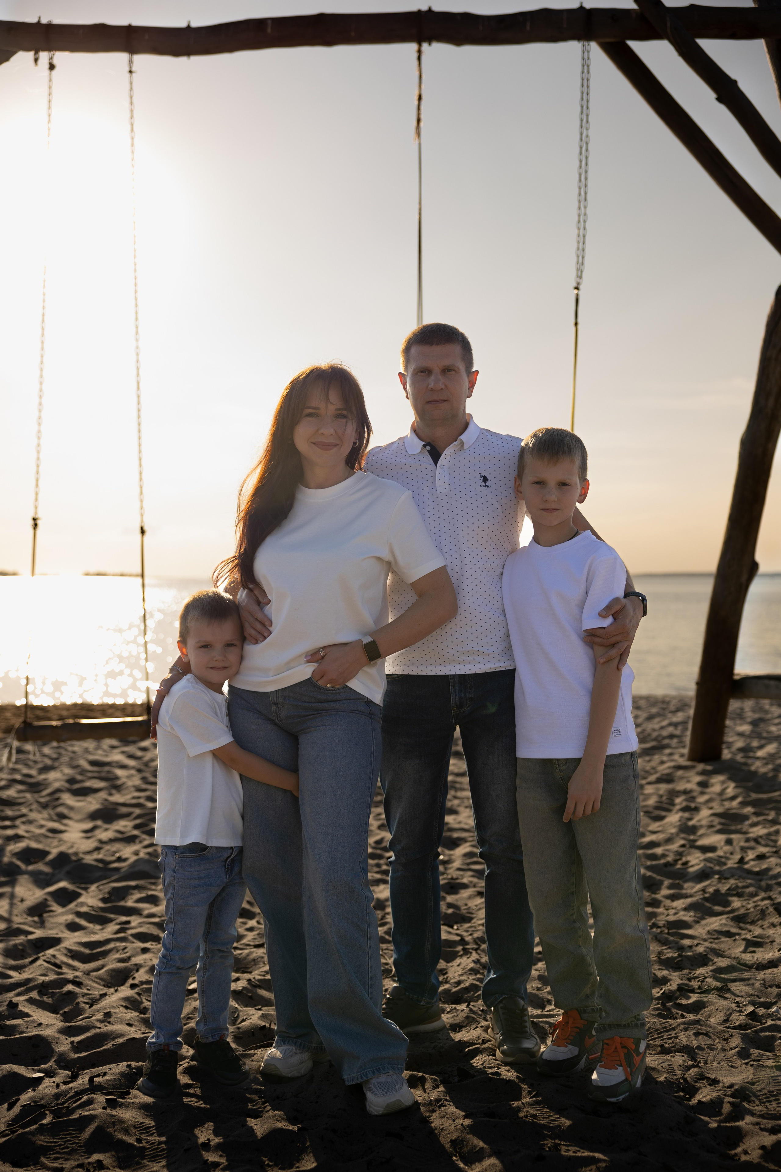 Марина, Антон, Роман и Дмитрий. Фотограф Новосибирск, Академгородок — Айна