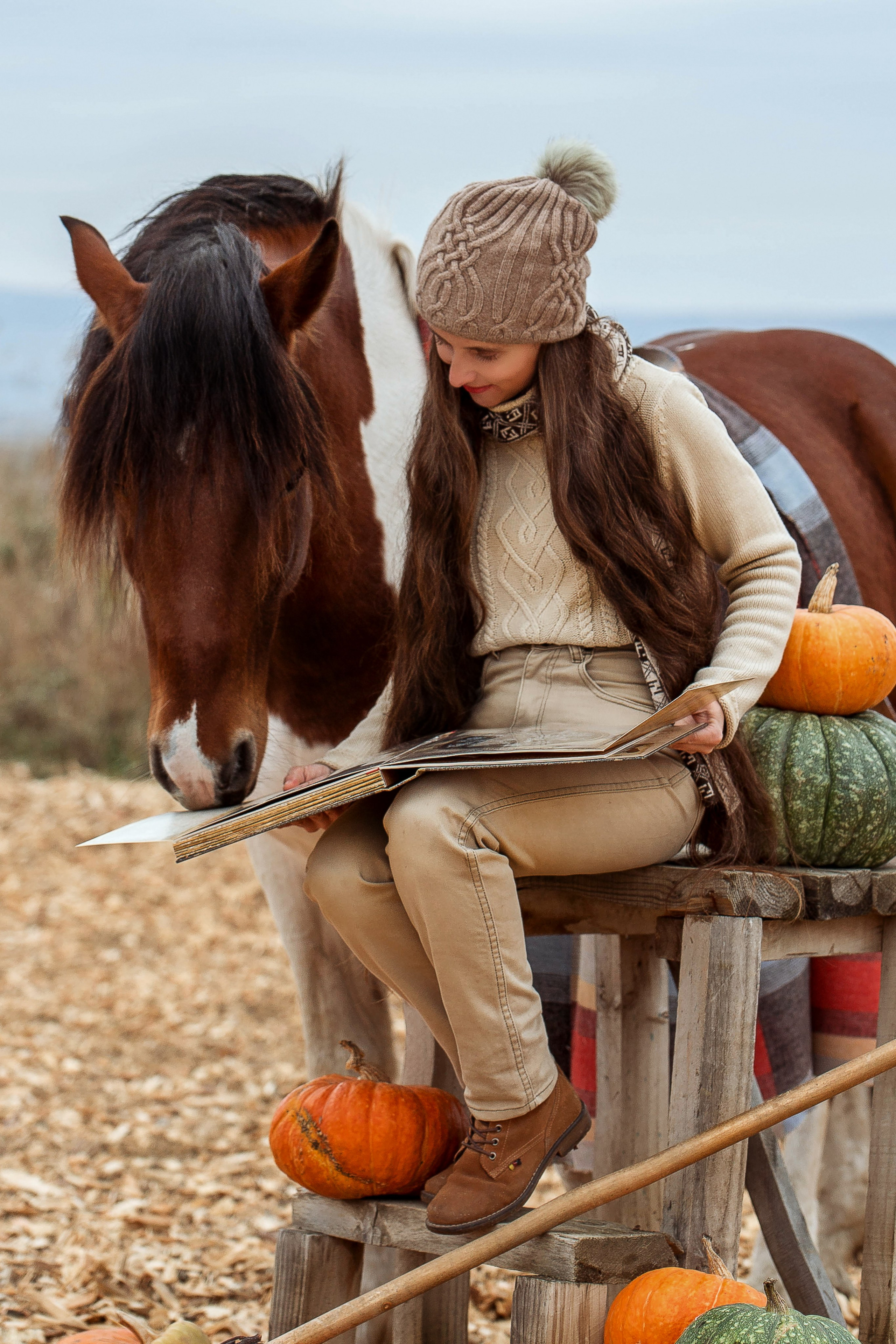 Ольга и Кэп. Конный фотограф в Красноярске — Любовь Похабова