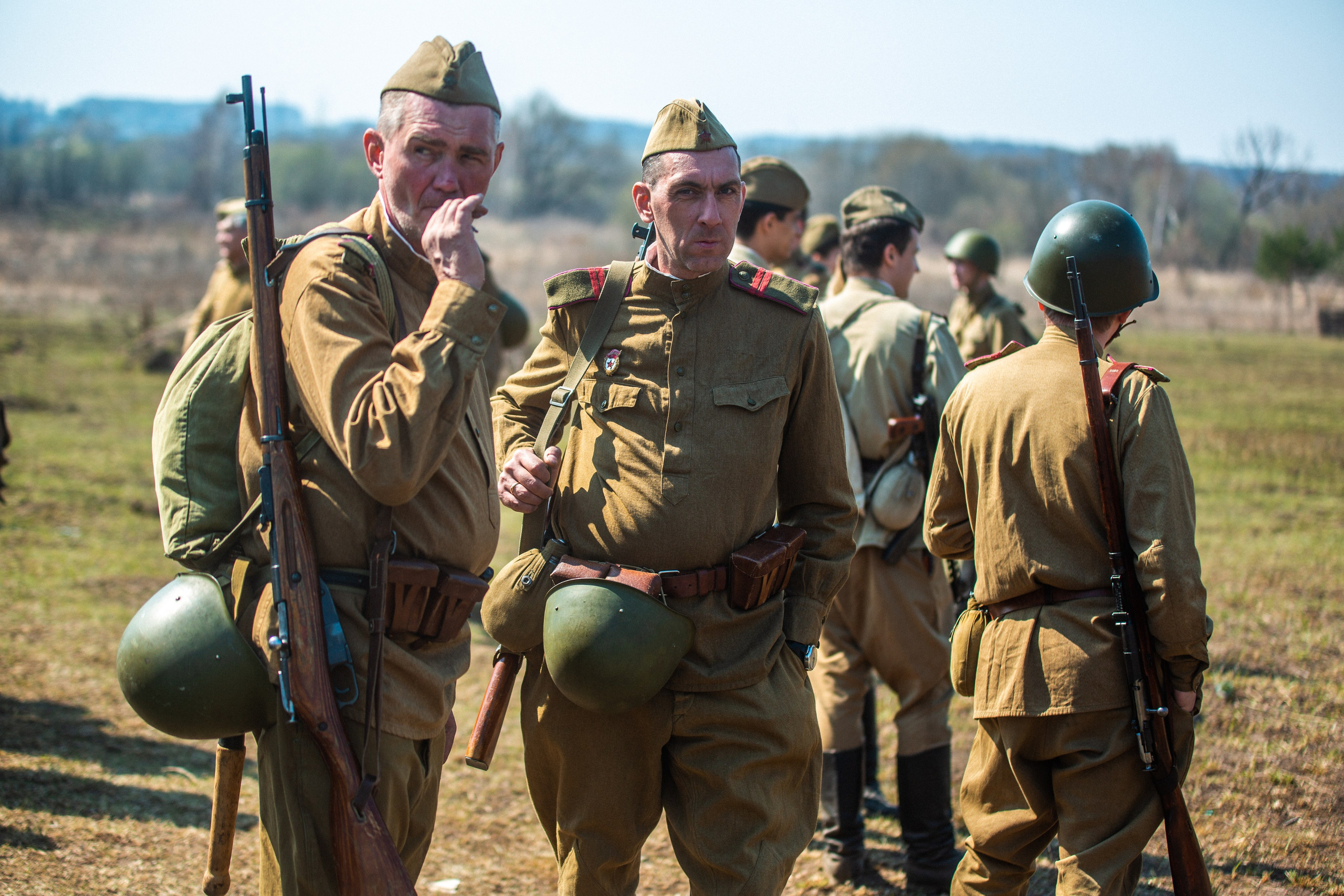 РЕКОНСТРУКЦИЯ БОЯ — ВОВ — БИТВА ЗА ГОРОД. Профессиональный фотограф в Мценске и Орловской области
