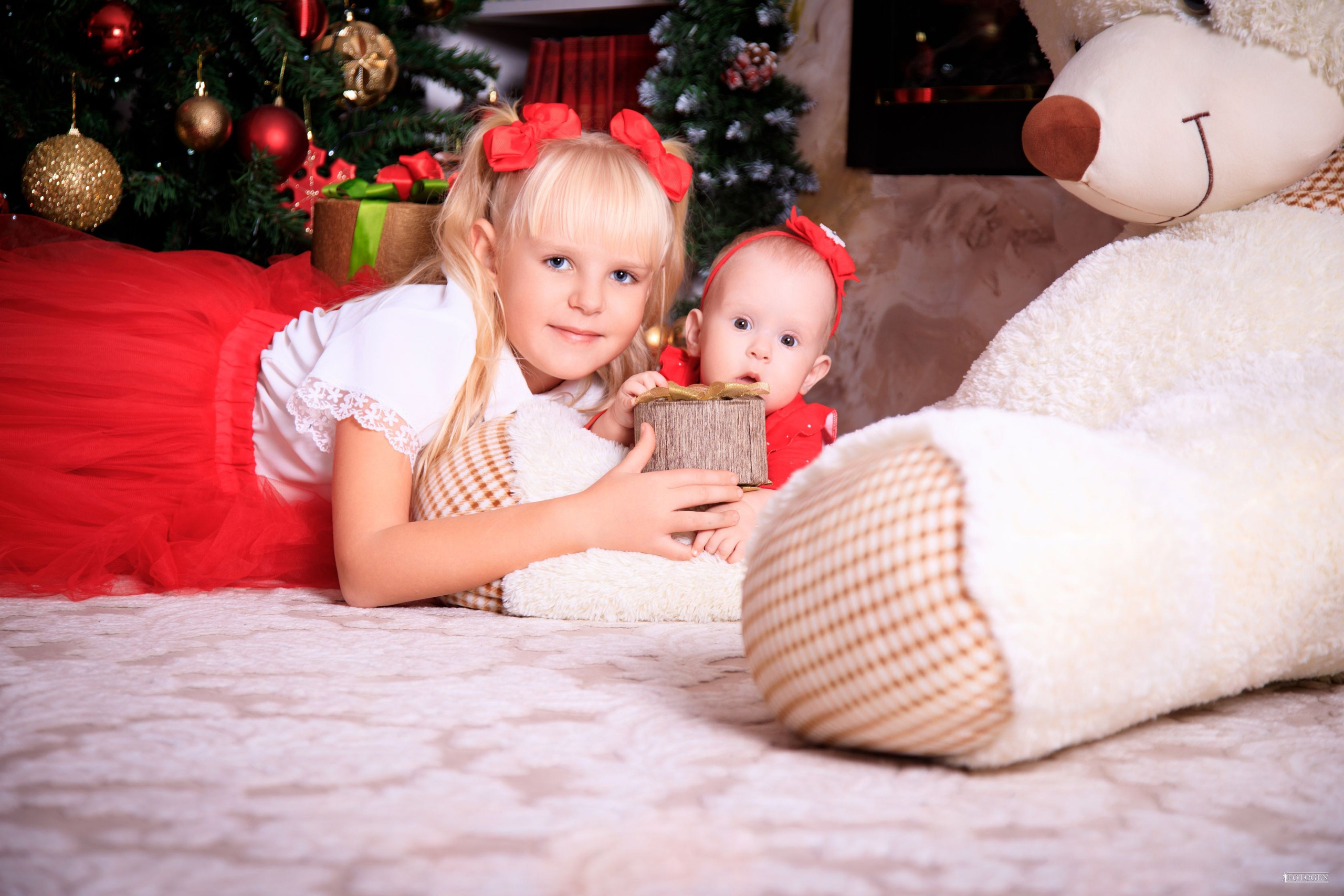 Портфолио новогодние фотосессии для детей в Краснодаре. Интерьерная фотостудия FOTOGEN г. Краснодар