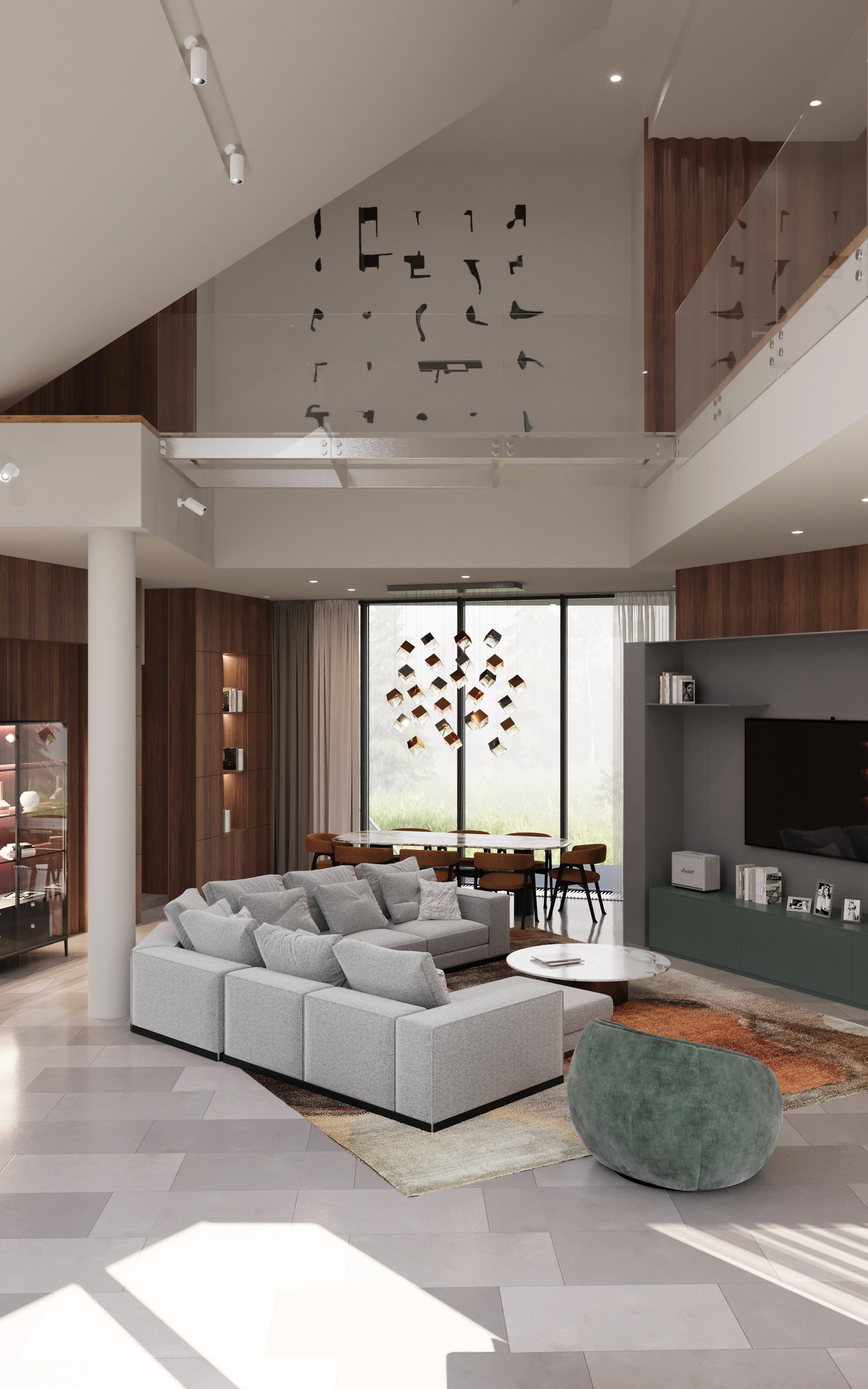 Роспись на стенах, каллиграфия.