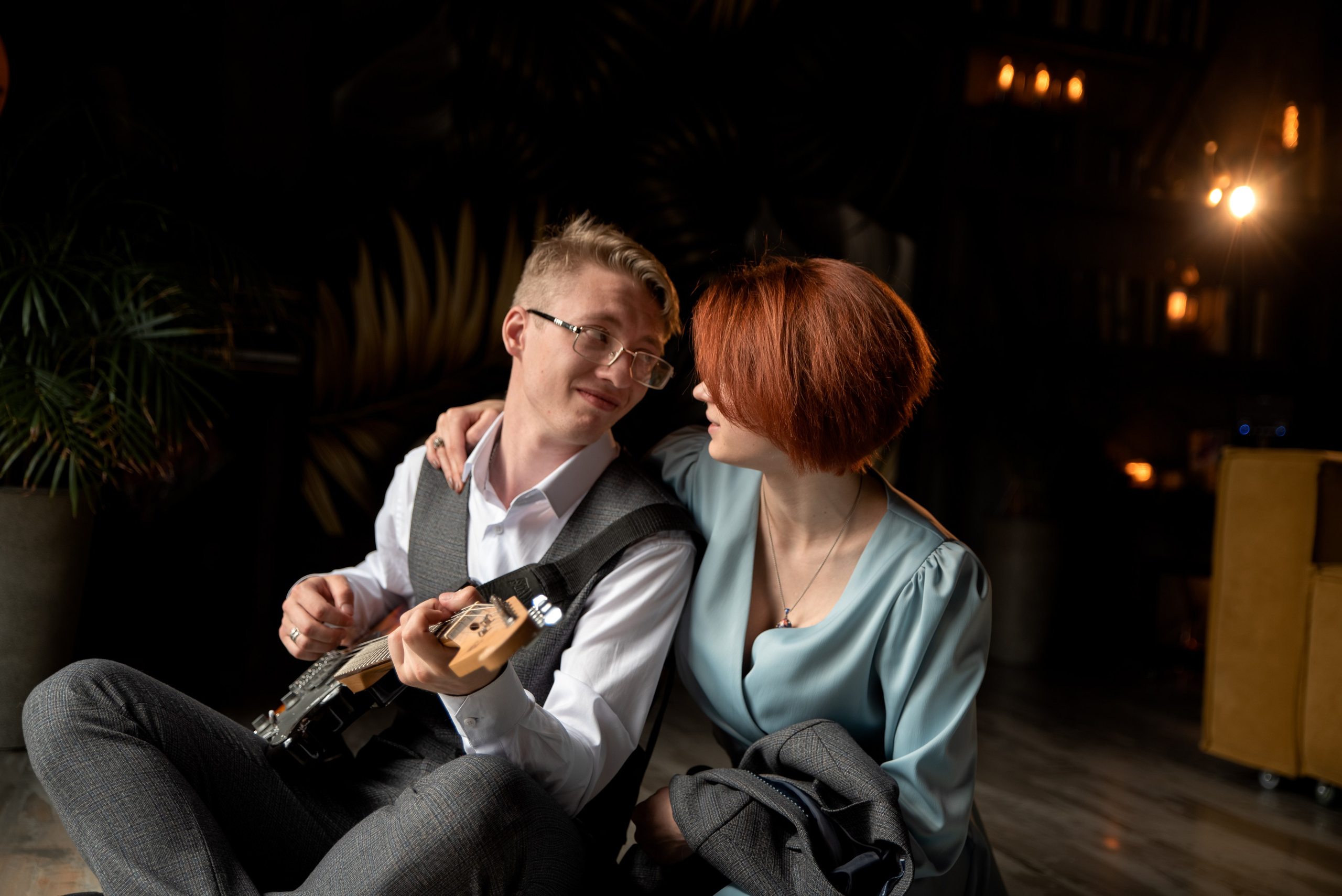 Дмитрий и Марина. LOVESTORY в студии. Семейный и детский фотограф в Туле Светлана Воронкова