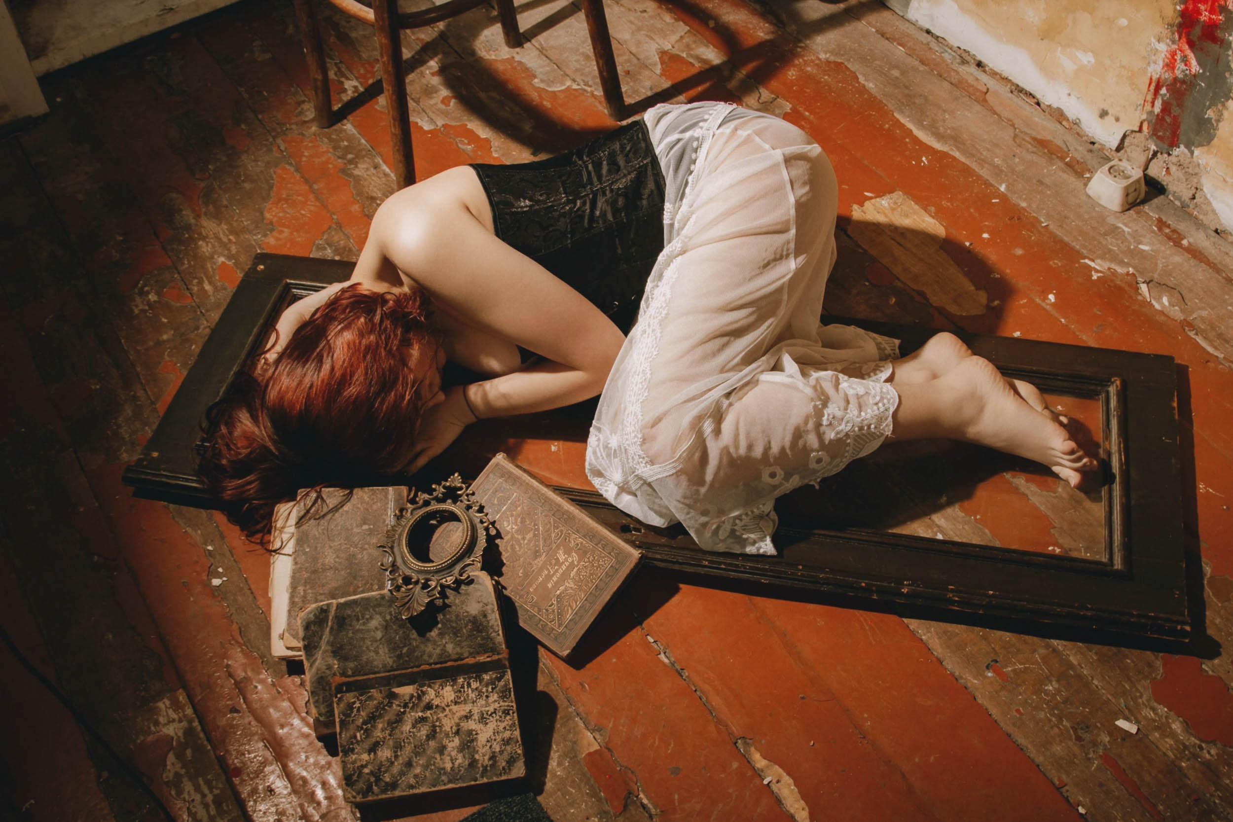 Девочка с книжками. Портретный фотограф в Екатеринбурге Дарья Жужгова