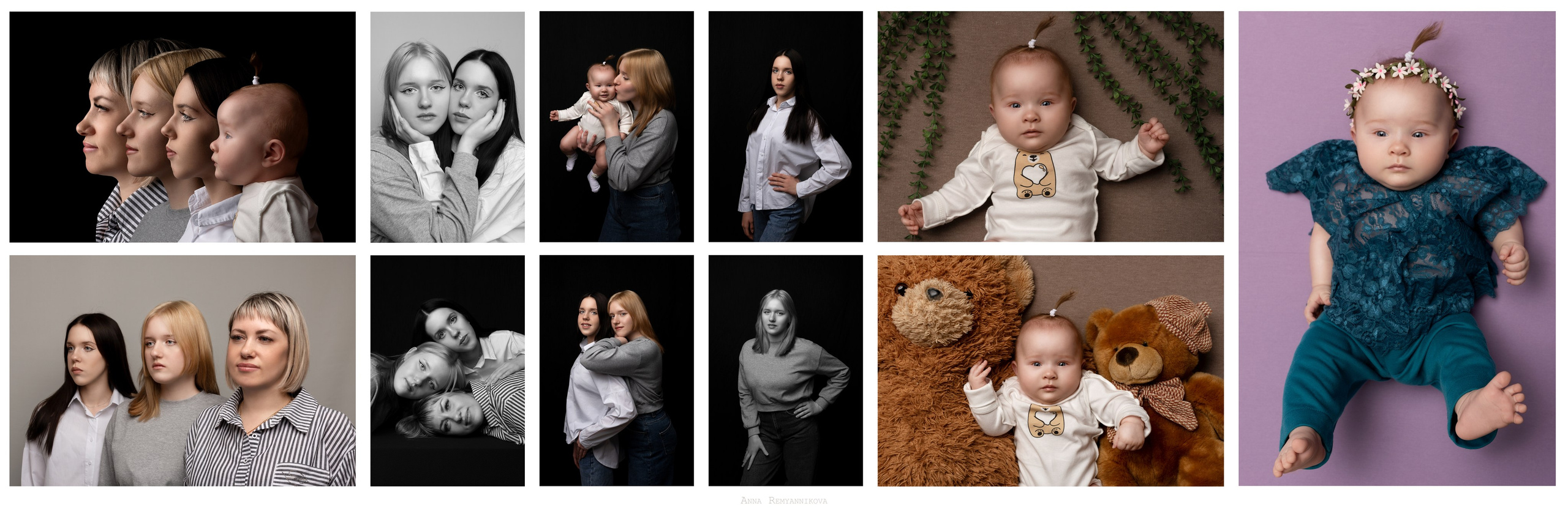 Семейные. Фотограф новорожденных Березники Пермский край Аня Ремянникова