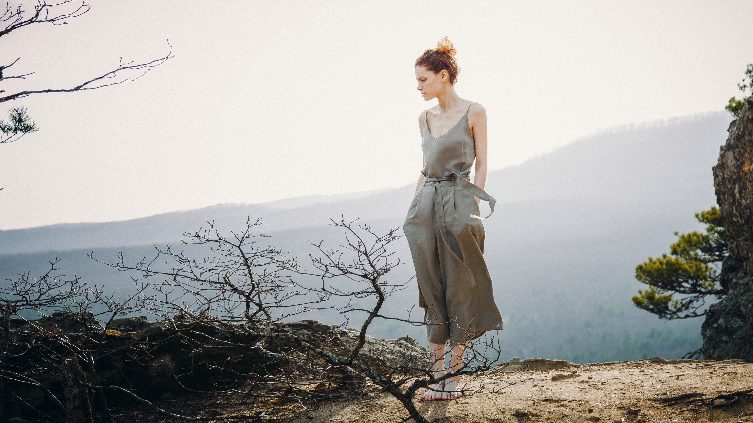 Фэшн съемка на природе