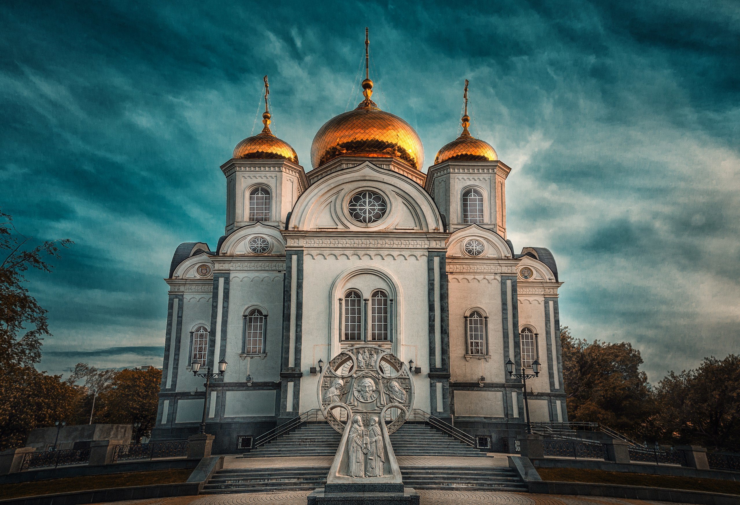 Собор Александра Невского. Достопримечательности Краснодара. Россия. Фотограф Андрей Васильев. Храмы и церкви.