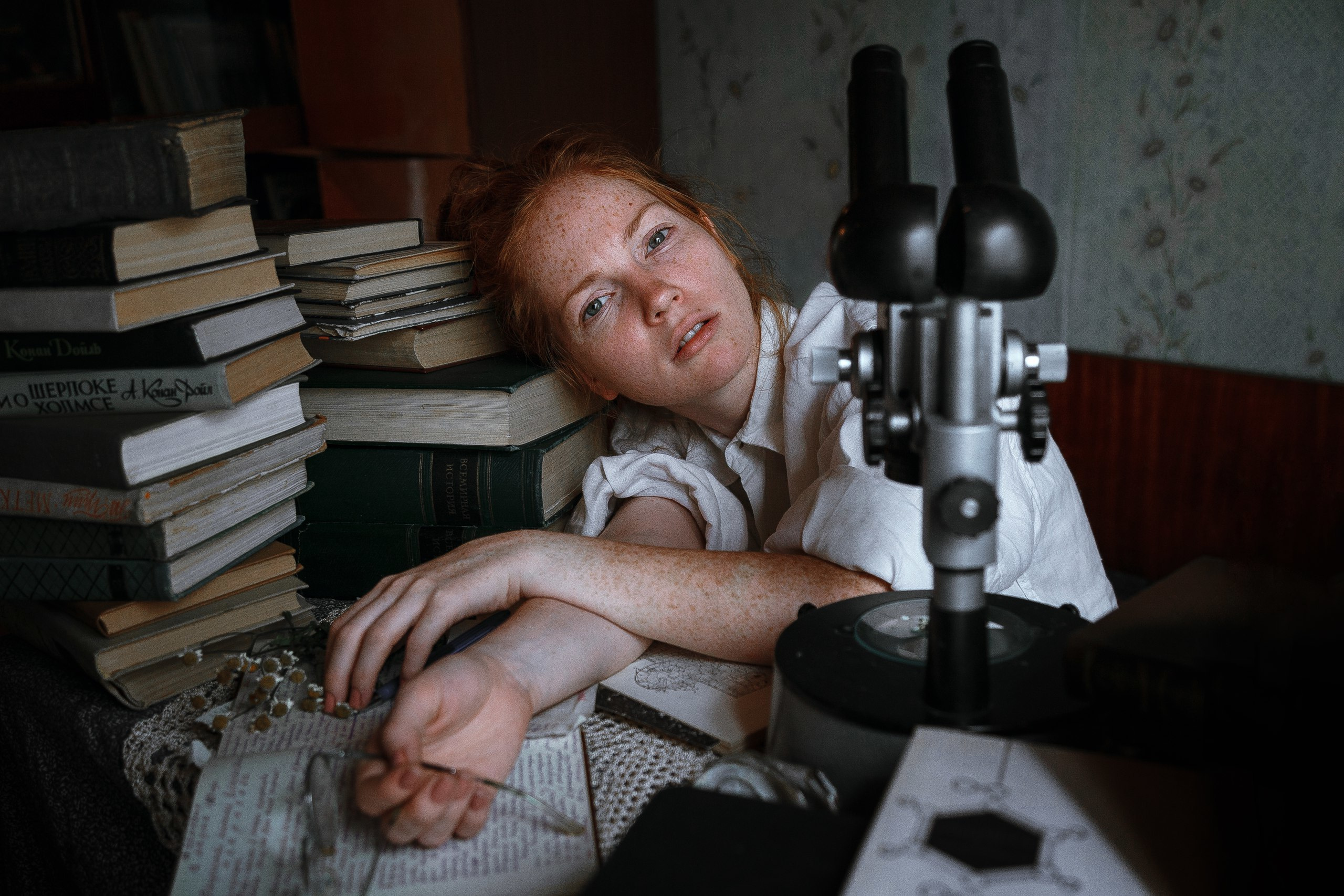 Девушка ученый