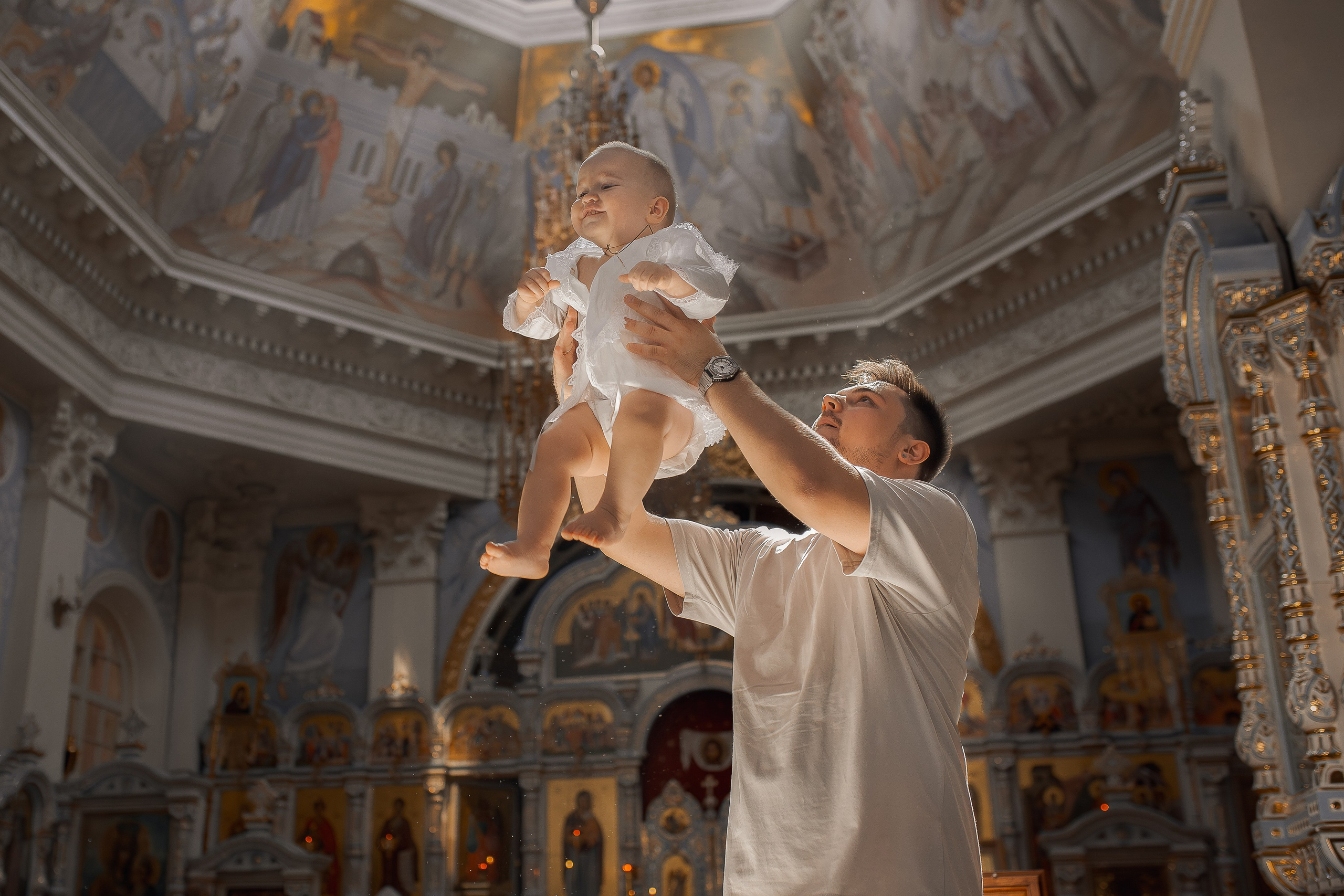 Крещение Марка. Фотограф на Крещение и Венчание в Ташкенте