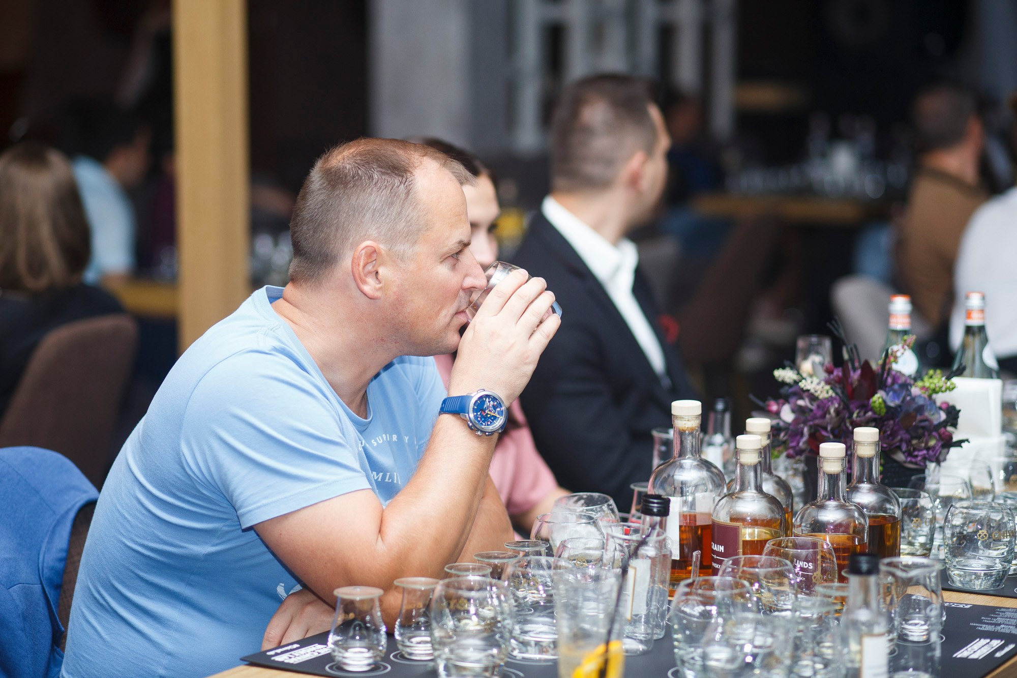 Dinner Chivas. Reportage and staged photographer Natalia Sannikova