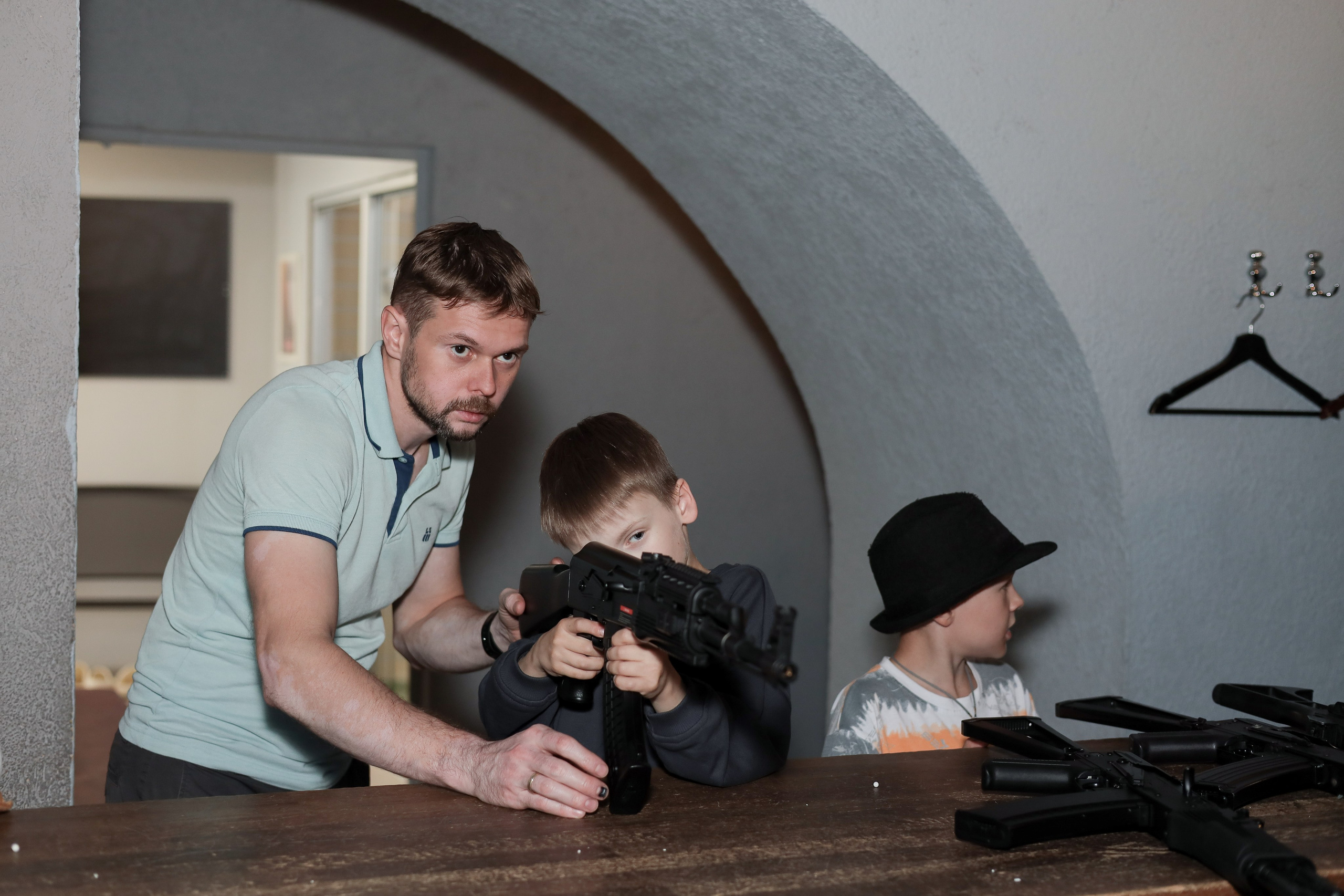 День рождение в стрелковом клубе. Фотограф Надршина Лилия