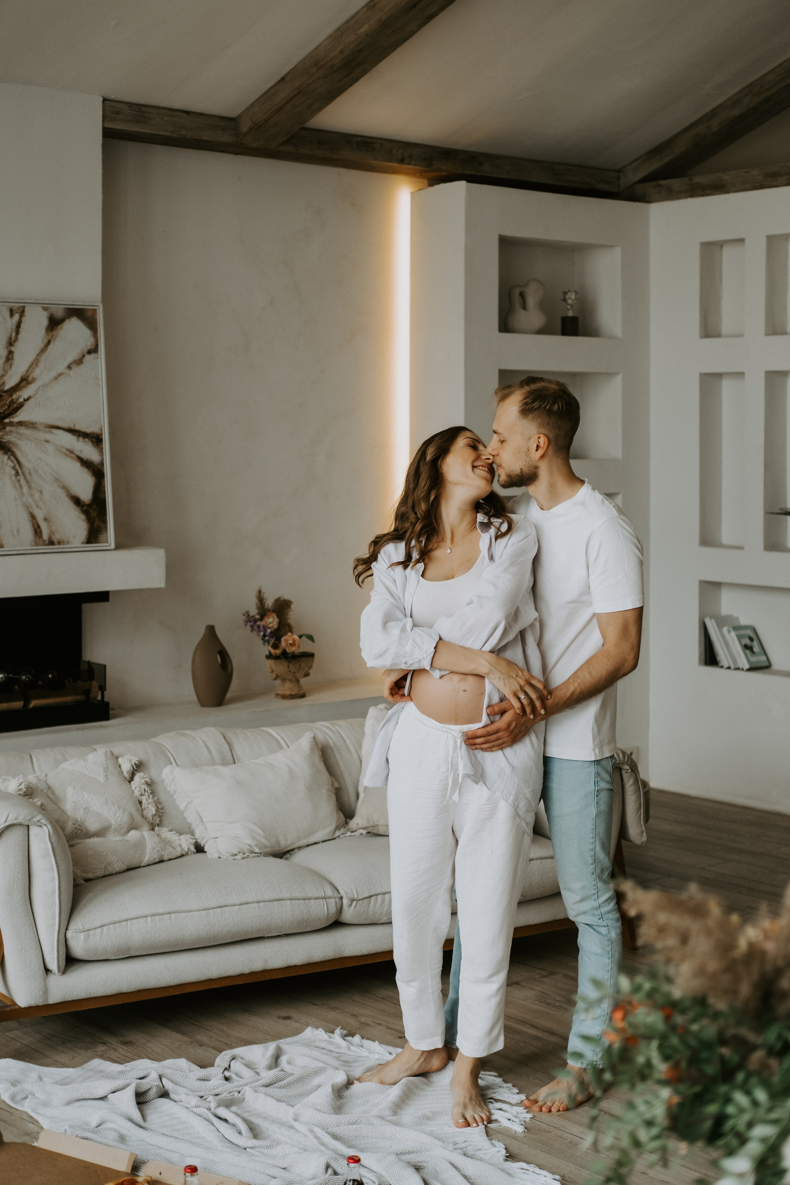 Фотосессия беременности с собакой. Семейный фотограф в Москве Кристина Маркос