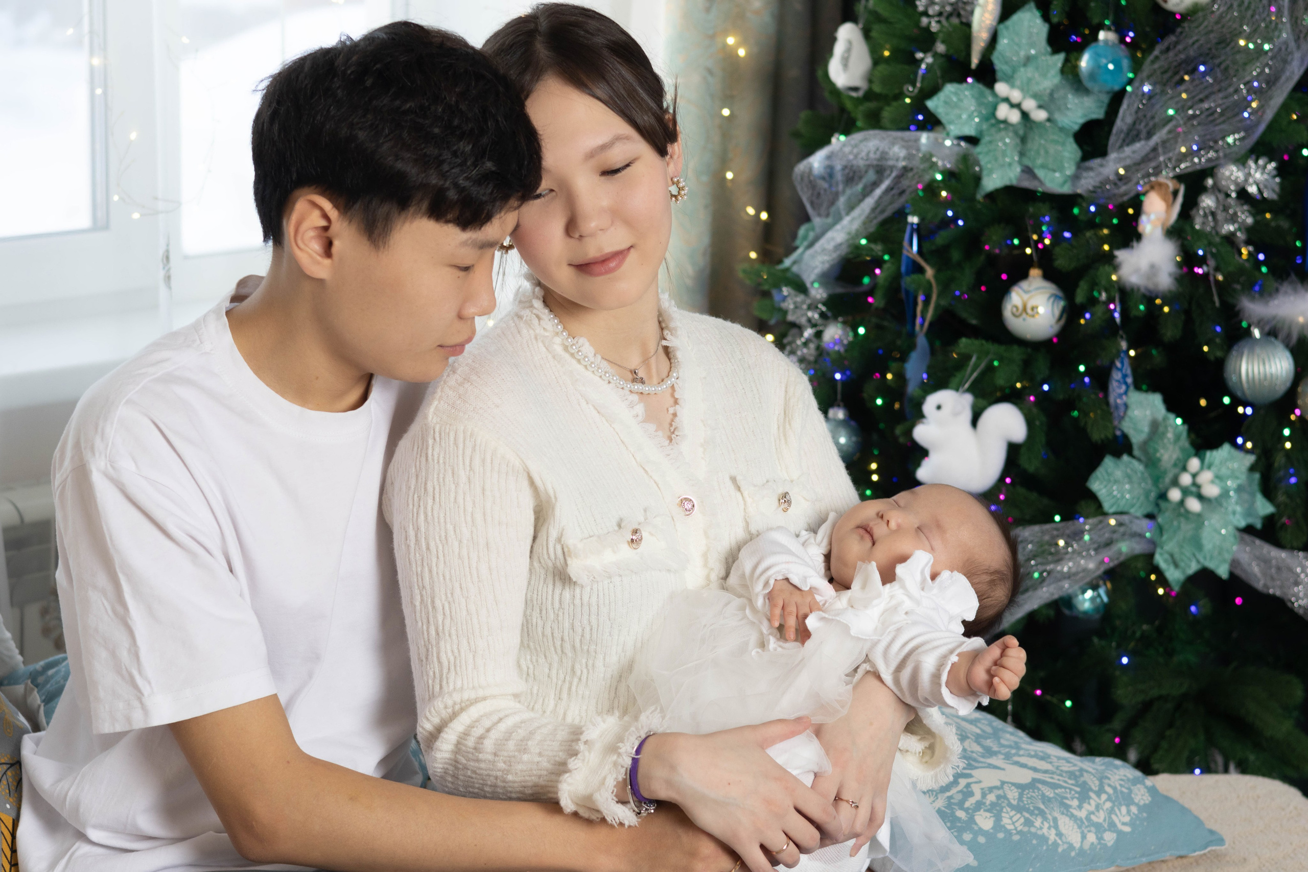 3 поколения. Съемка дома. Фотограф Якутск Зоя Николаева