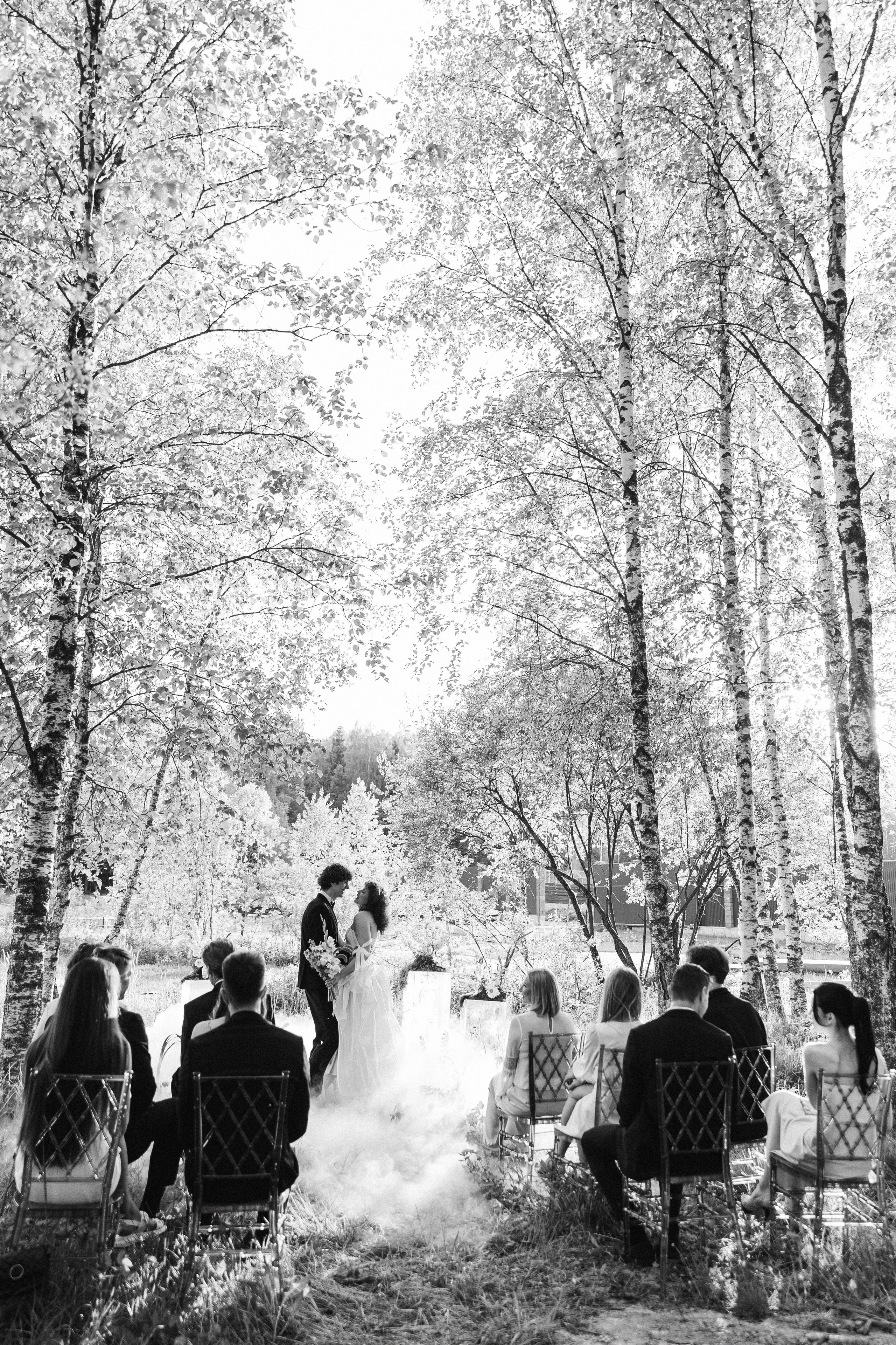 Загородная камерная свадьба Дмитрия и Екатерины. Свадебный фотограф Москва