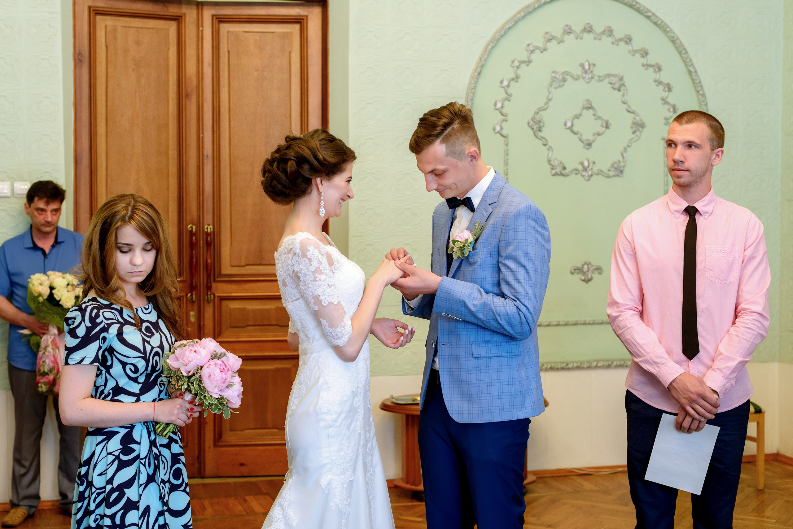 Свадебная церемония в Нижегородском загсе