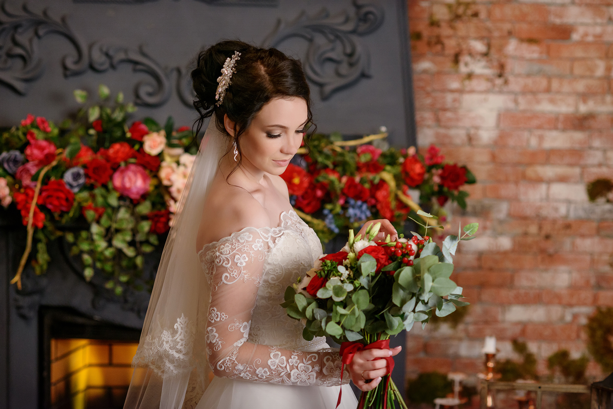 Свадебная фотосессия в фотостудии Leonastage