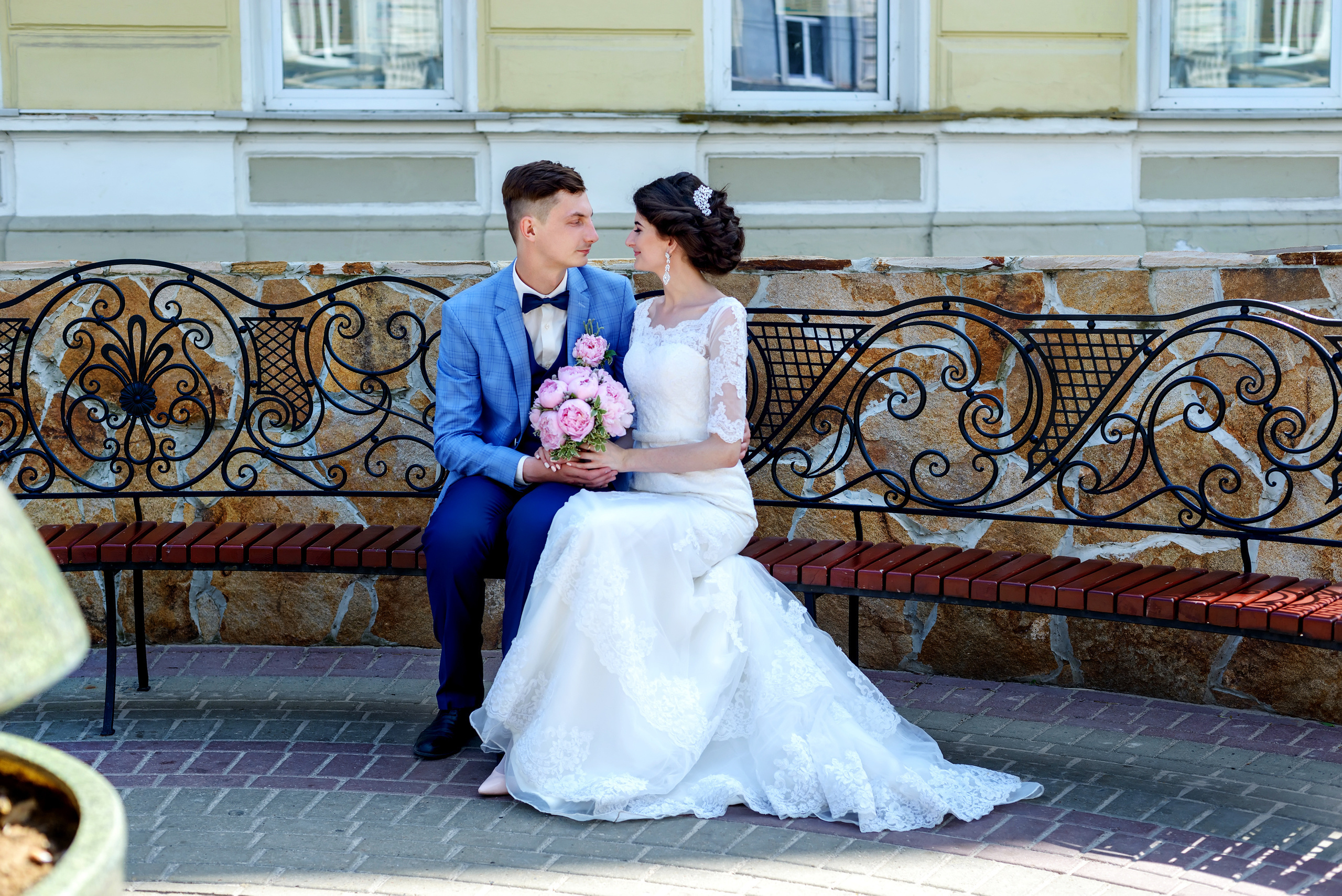 Свадебная фотосъемка на улице Рождественской в Нижнем Новгороде