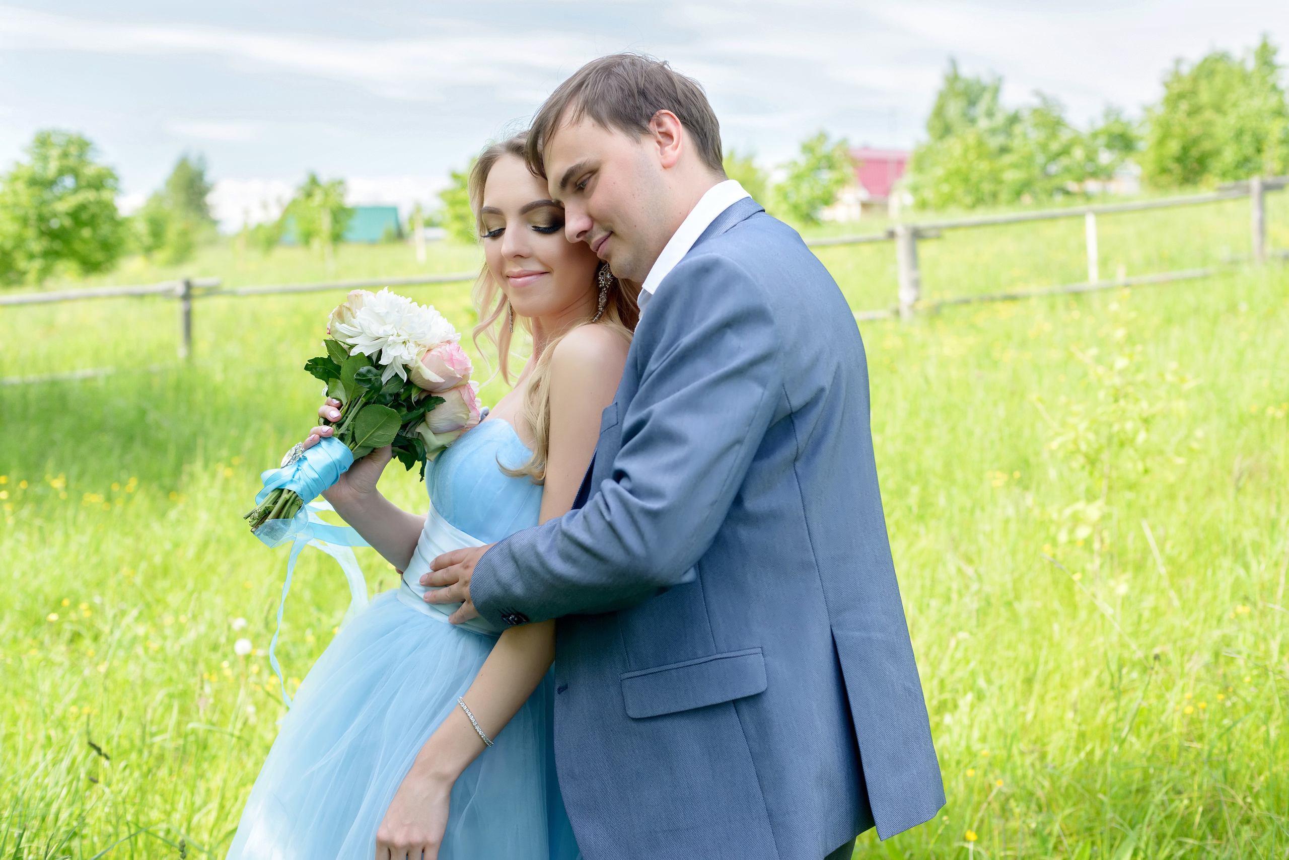 Предсвадебная фотосессия на озере