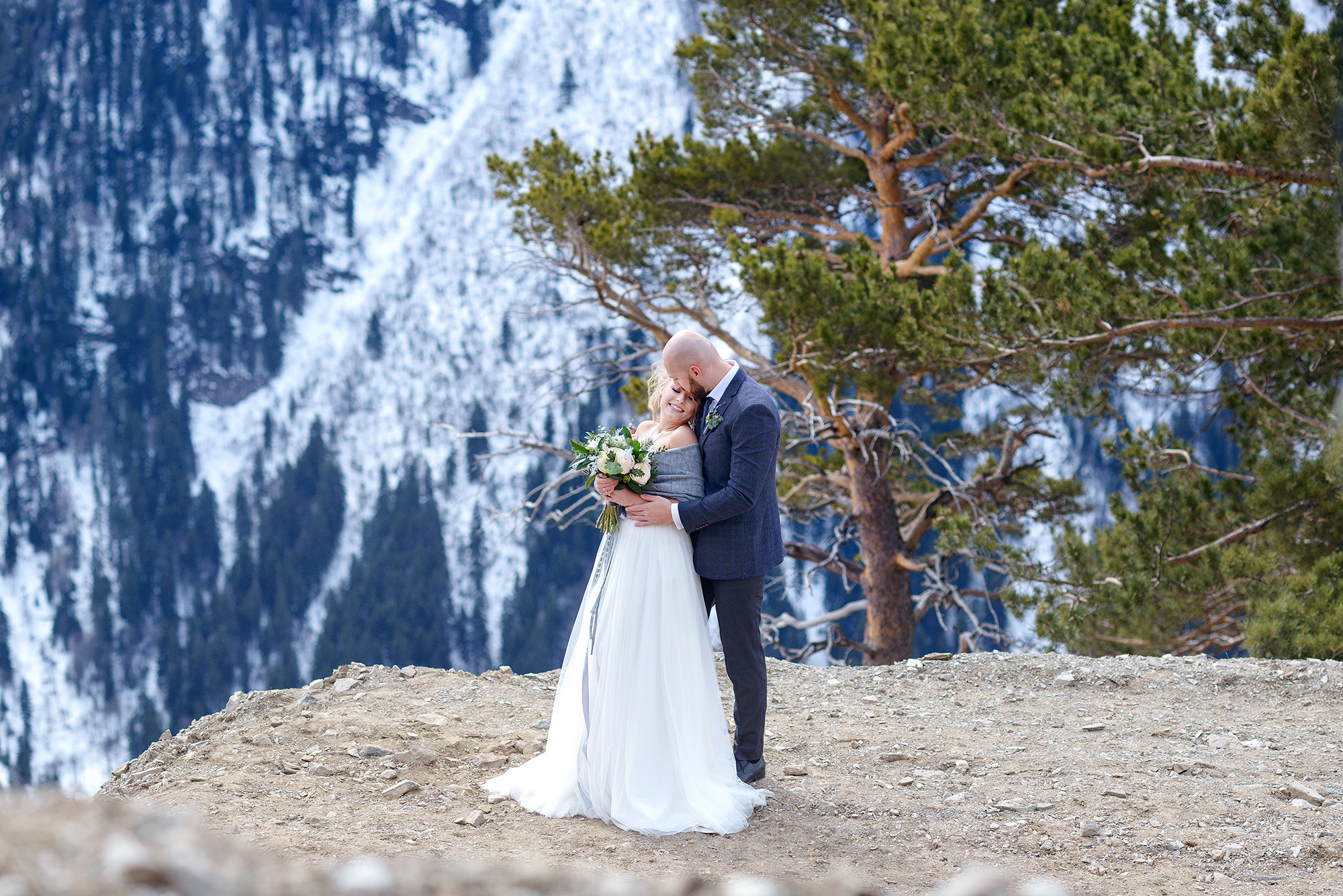 Свадебная фотосъемка в горах