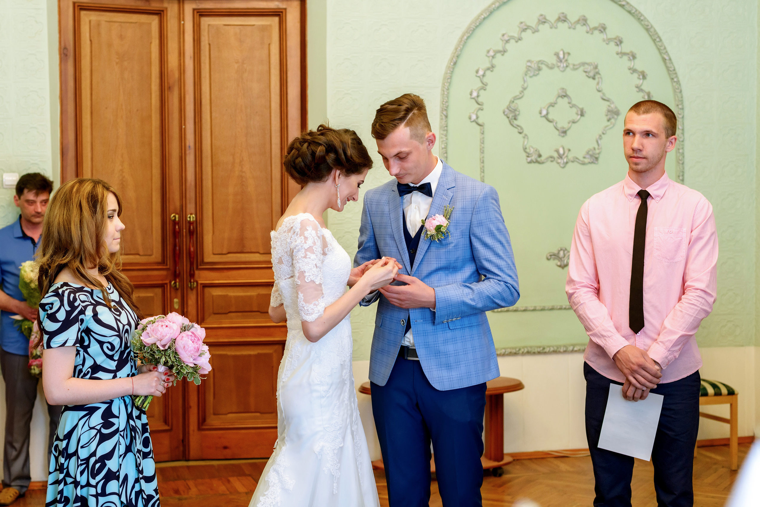 Свадебная церемония в Нижегородском загсе