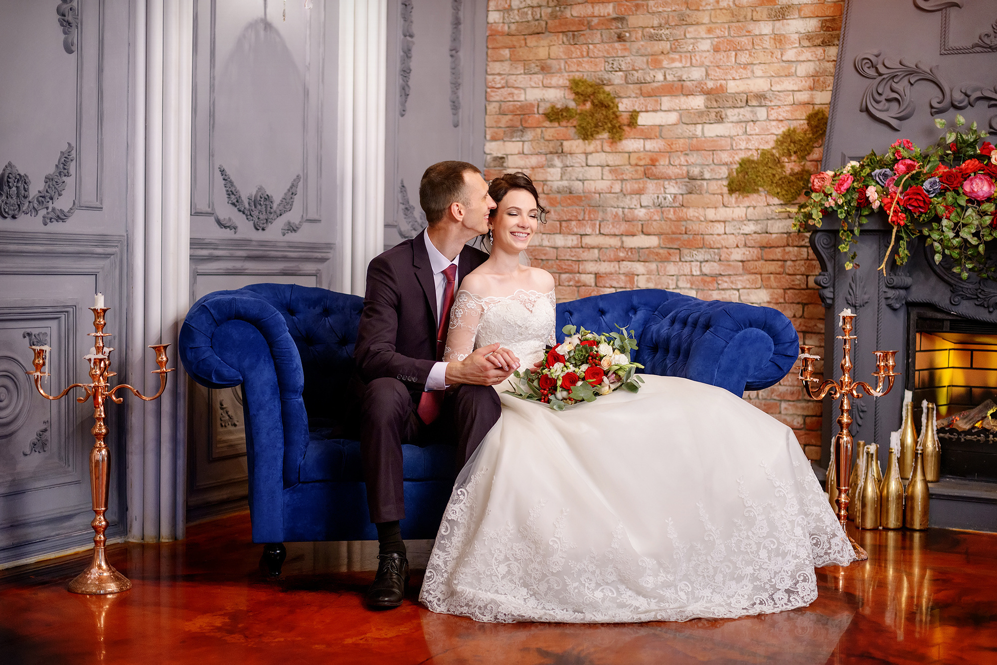 Свадебная фотосессия в фотостудии Leonastage