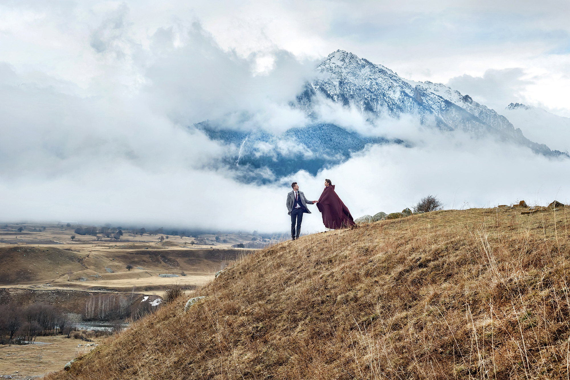 Свадебная фотосъемка на Домбае