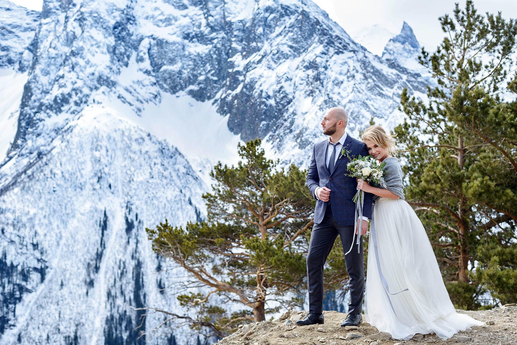 Свадебная фотосъемка в горах