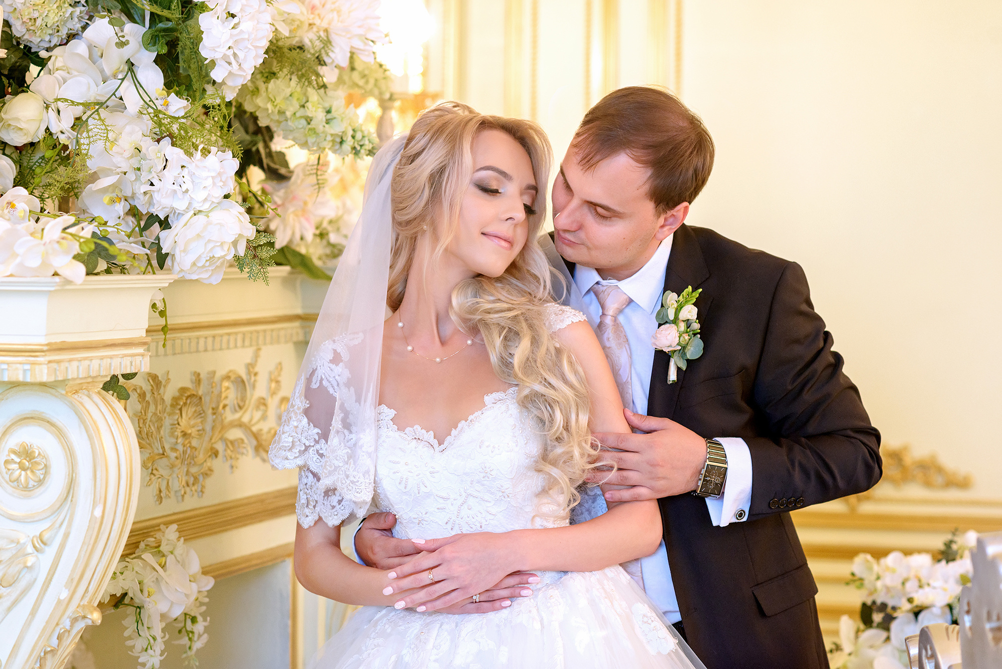 Свадебная фотосессия в фотостудии в Нижнем Новгороде