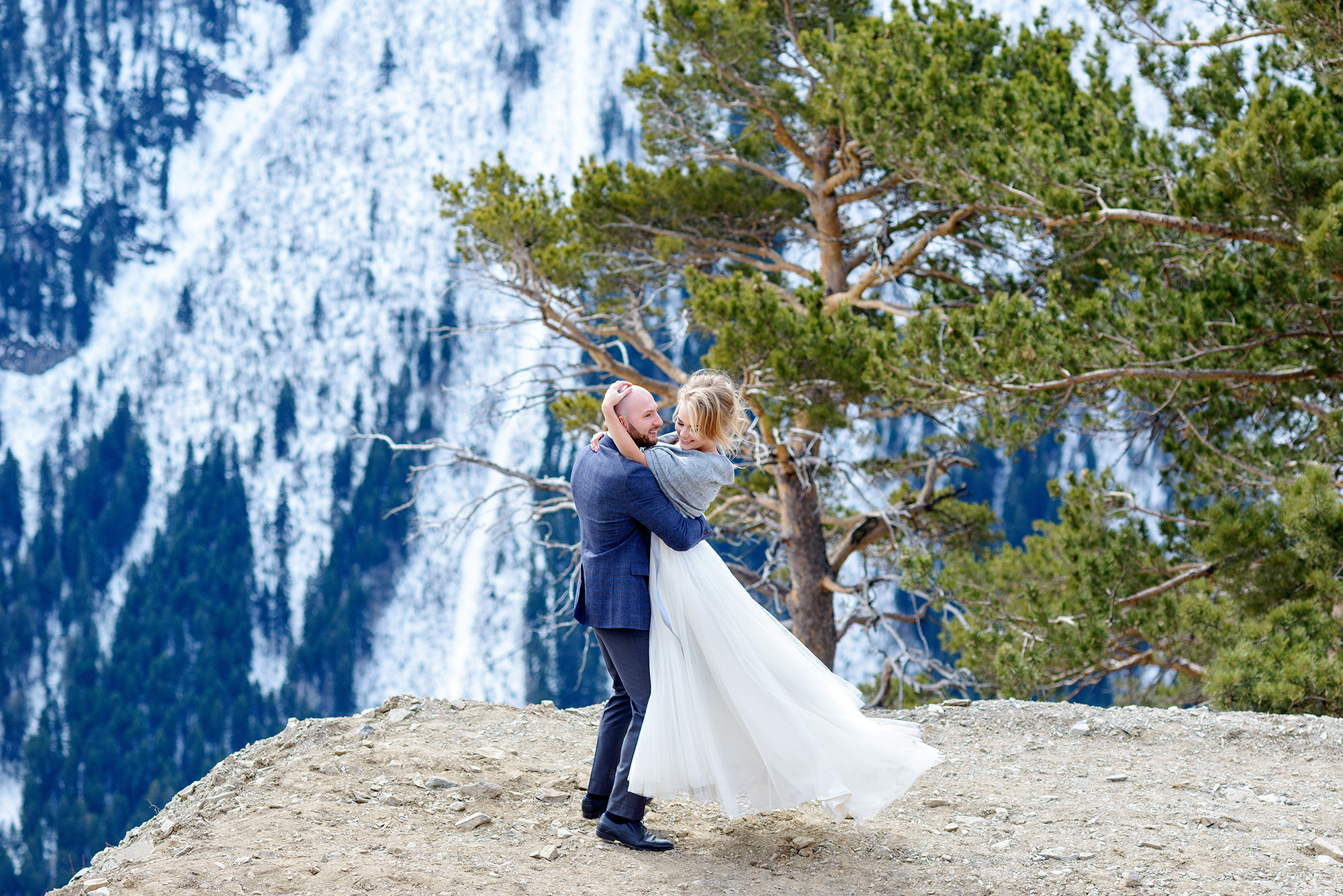Свадебная фотосъемка в горах