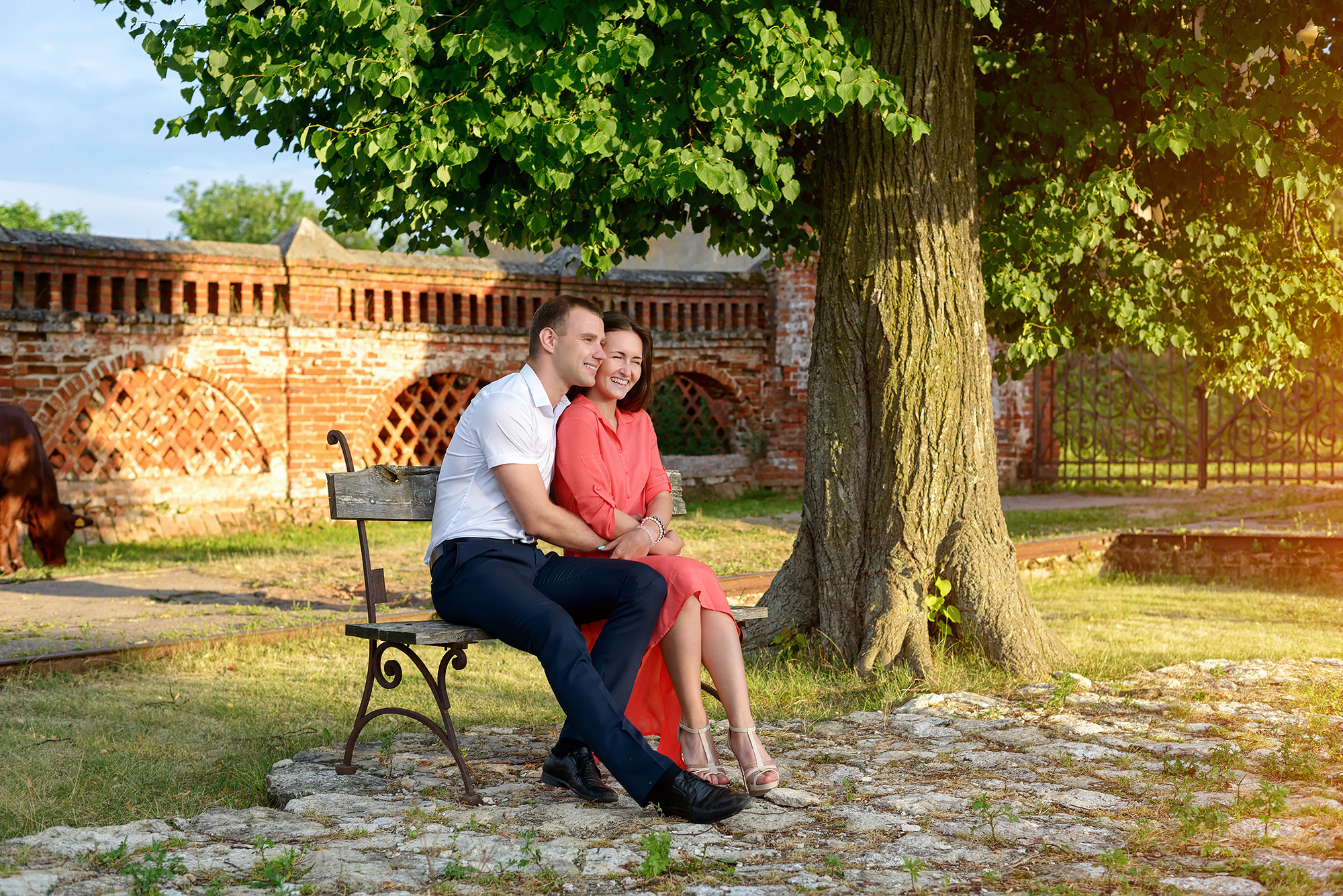 Предсвадебная фотосессия в усадьбе Приклонских Рукавишниковых