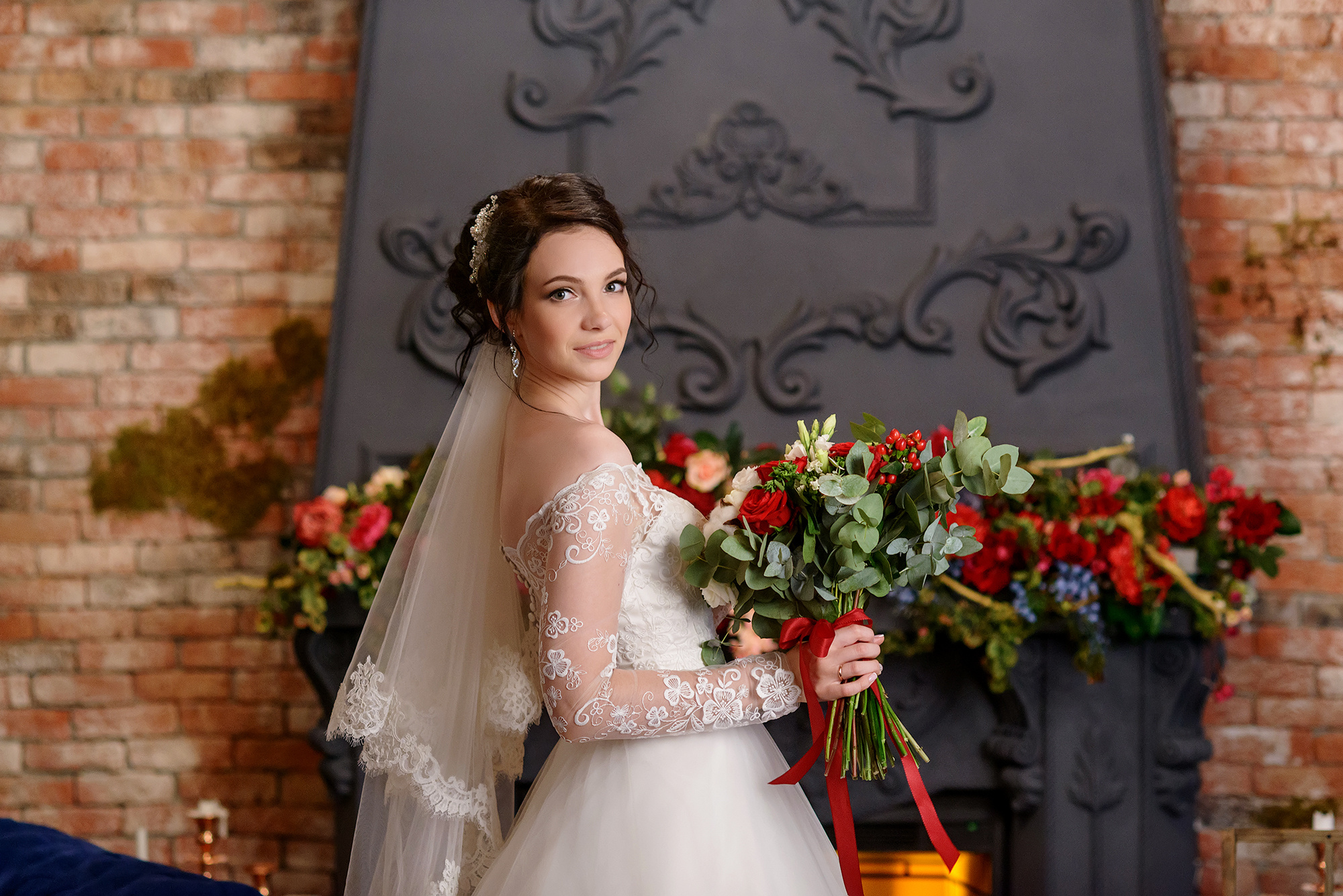 Свадебная фотосессия в фотостудии Leonastage