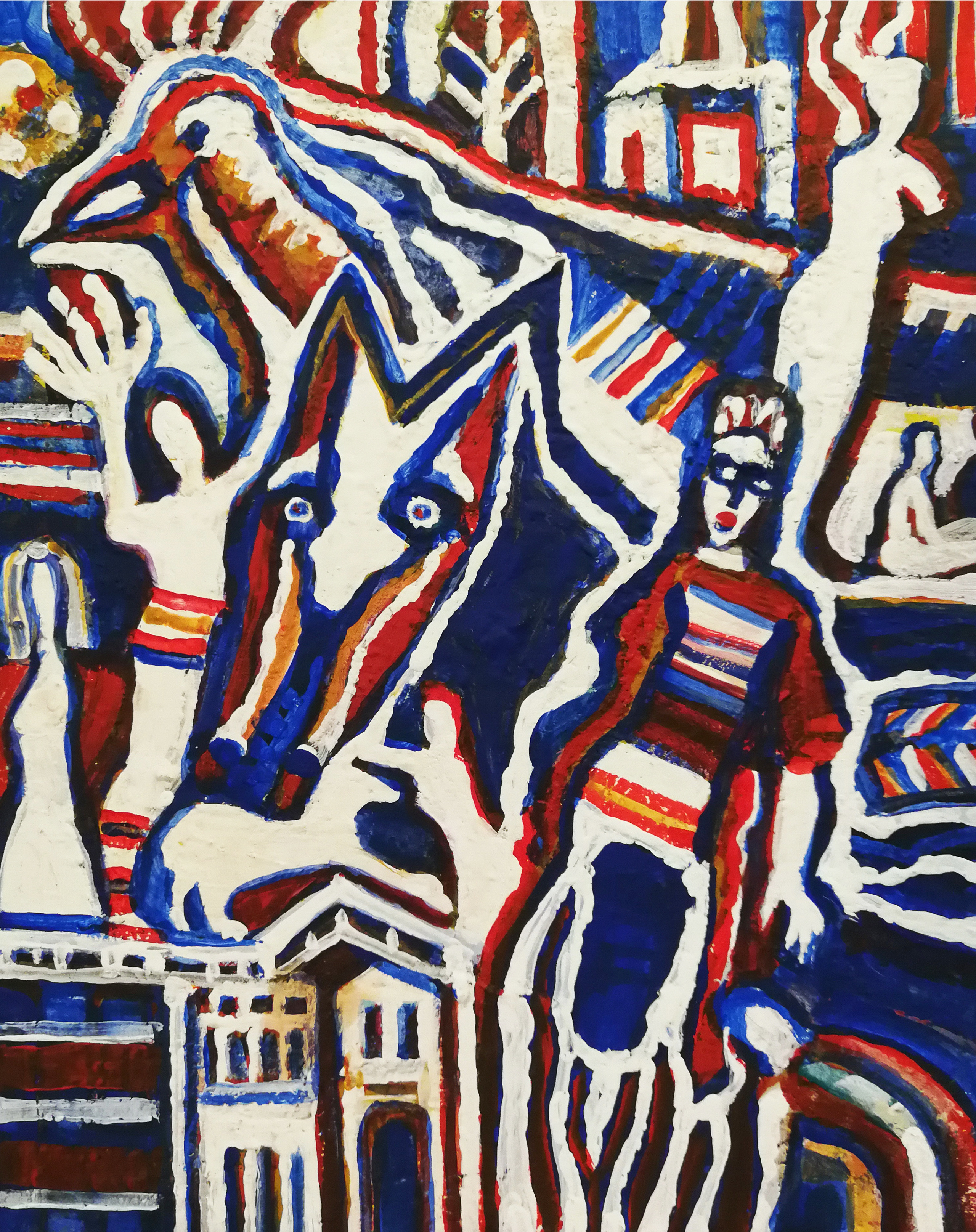 Воспоминания №1. 2018г. Холст, масло, акрил. 50Х40см. Арт. ...