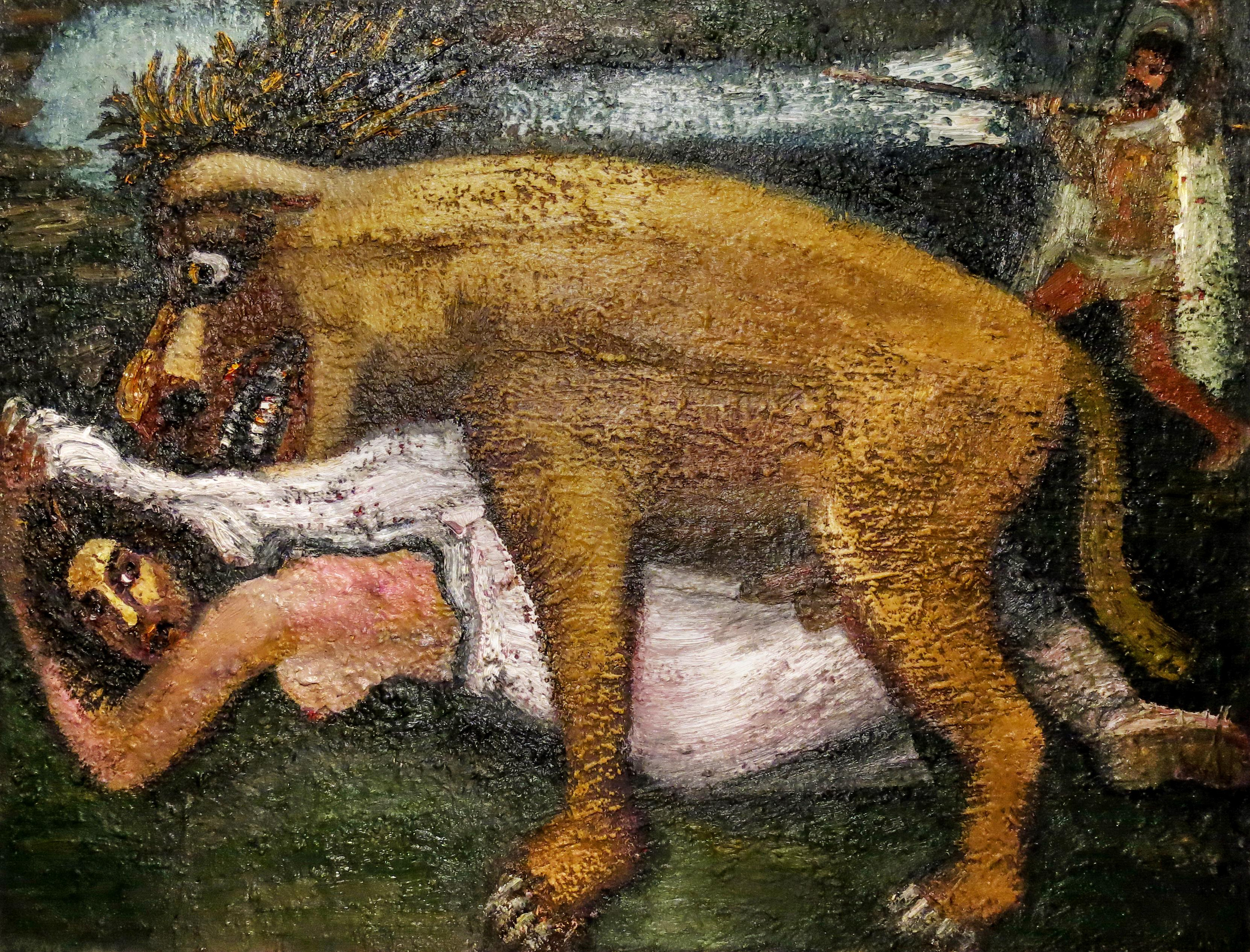 Нападение №3. 2011-2013гг. Холст, масло, акрил. 90Х120см. Арт. ...