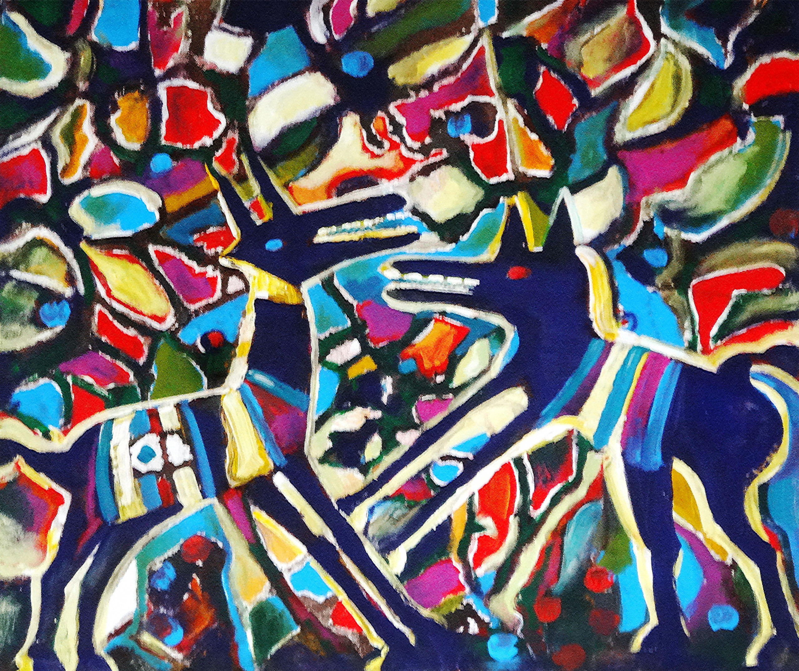 Витражная композиция. 2015г. Холст, акрил. 60Х70см. Арт. ...