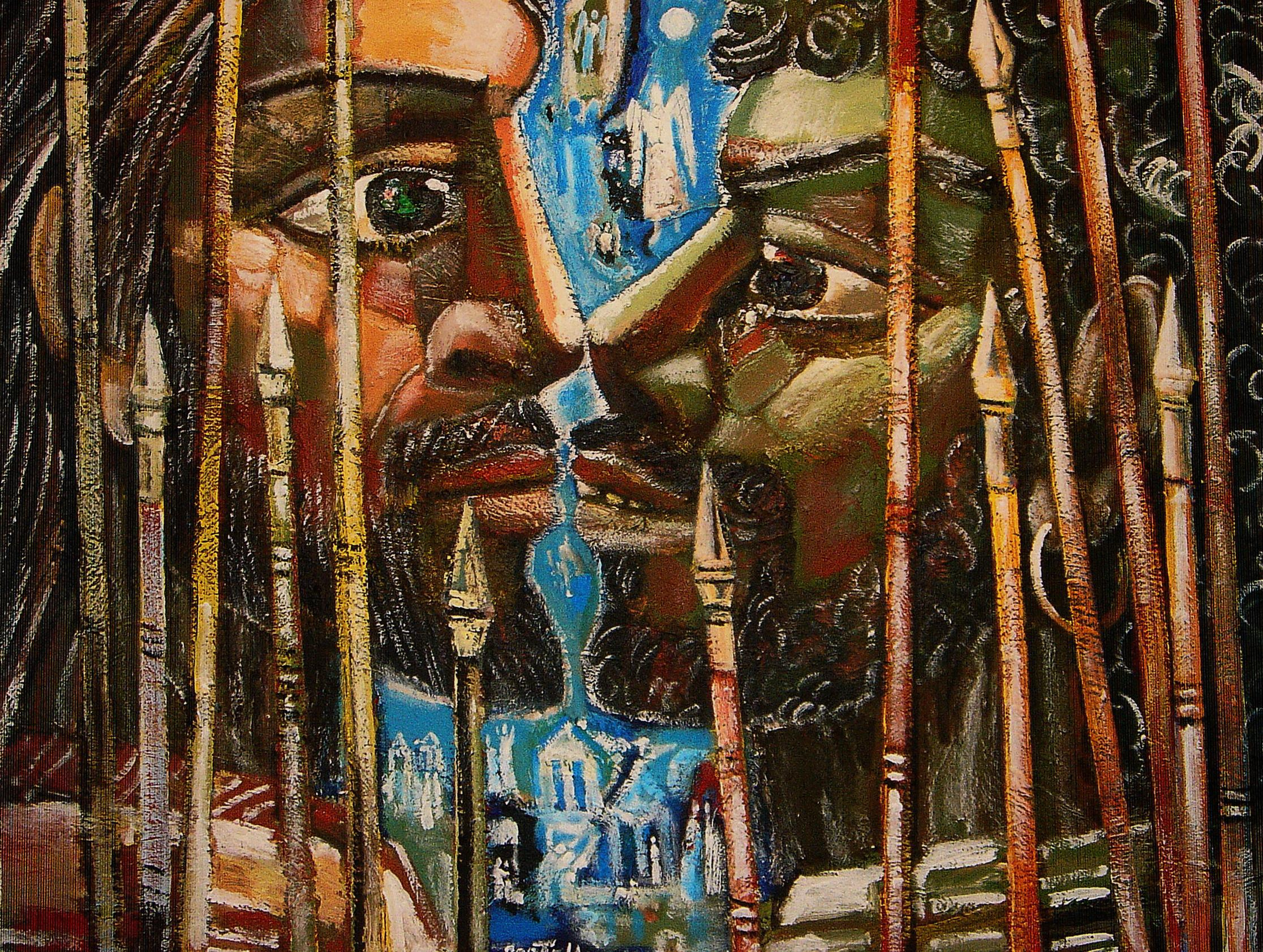 Поцелуй Иуды. 2011г. 100Х130см. Холст, масло, акрил. Арт. ...