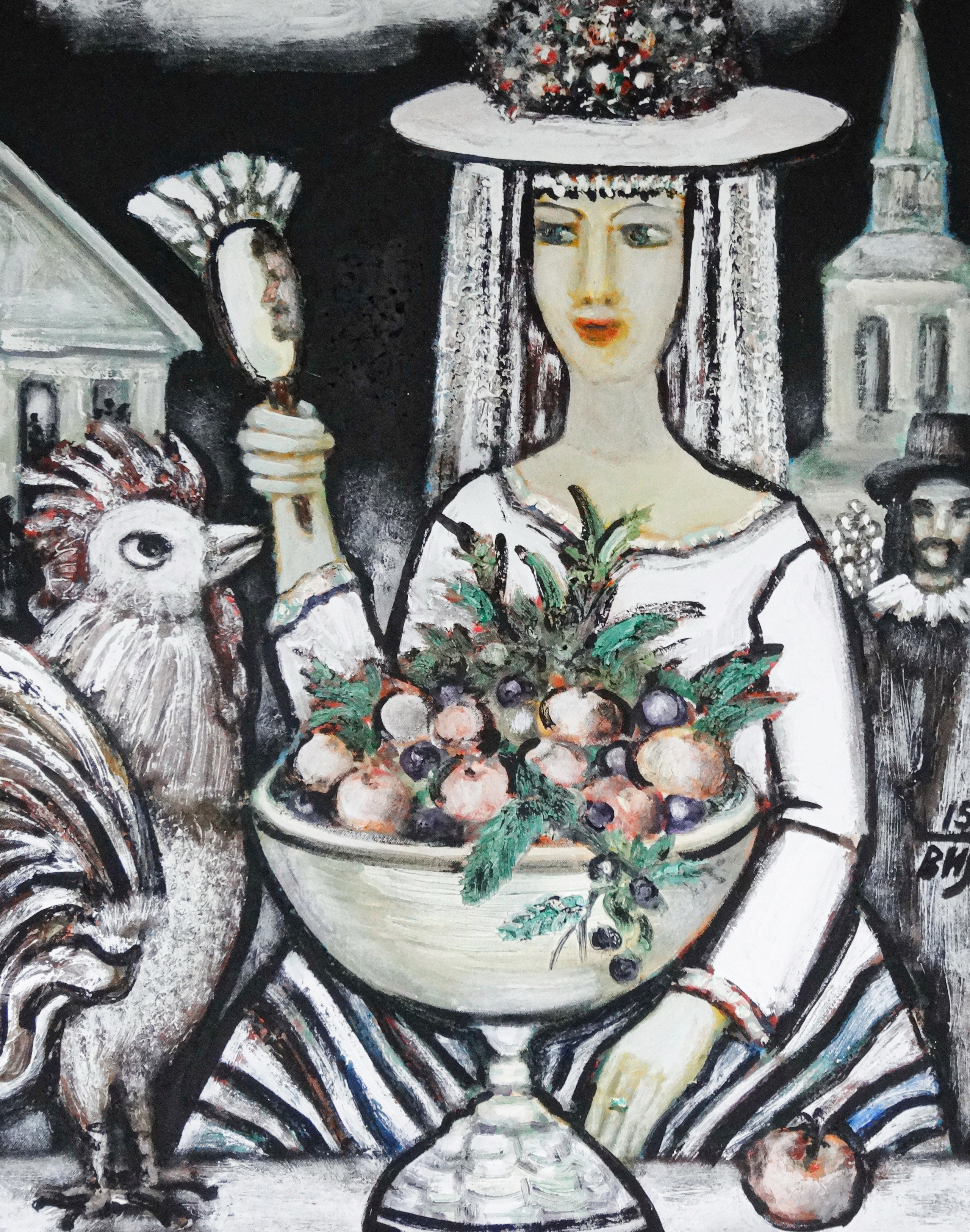 Девушка с зеркалом. 2015г. Холст, масло, акрил. 90Х70см. Арт. ...