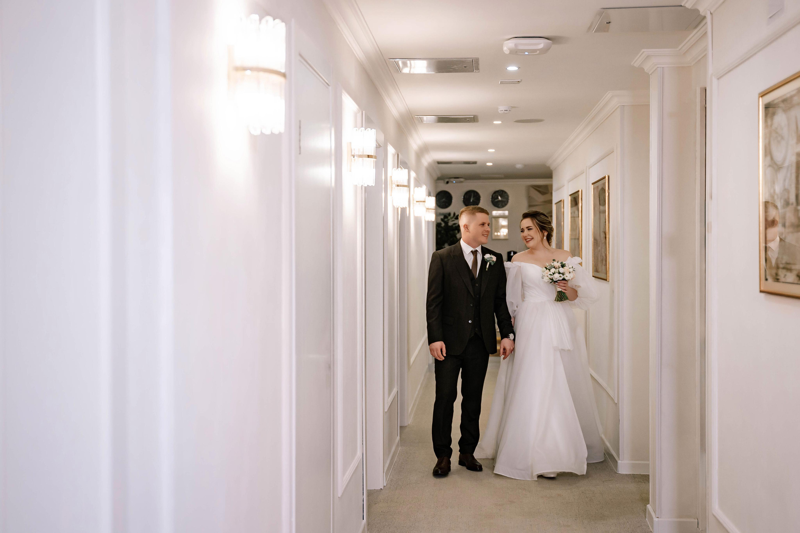 Сборы невесты (утро невесты) в отеле Люмьер в центре Москвы