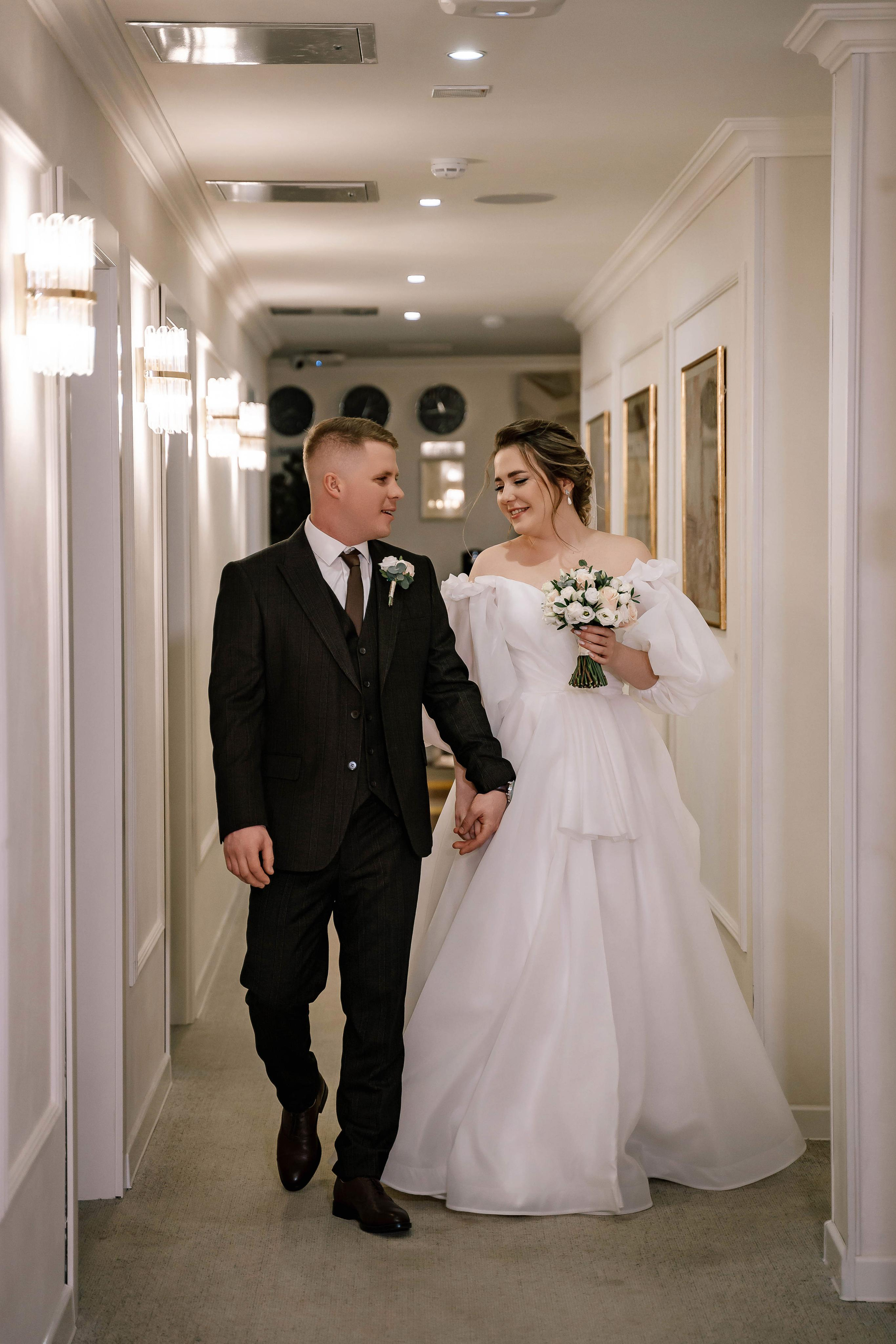 Сборы невесты (утро невесты) в отеле Люмьер в центре Москвы