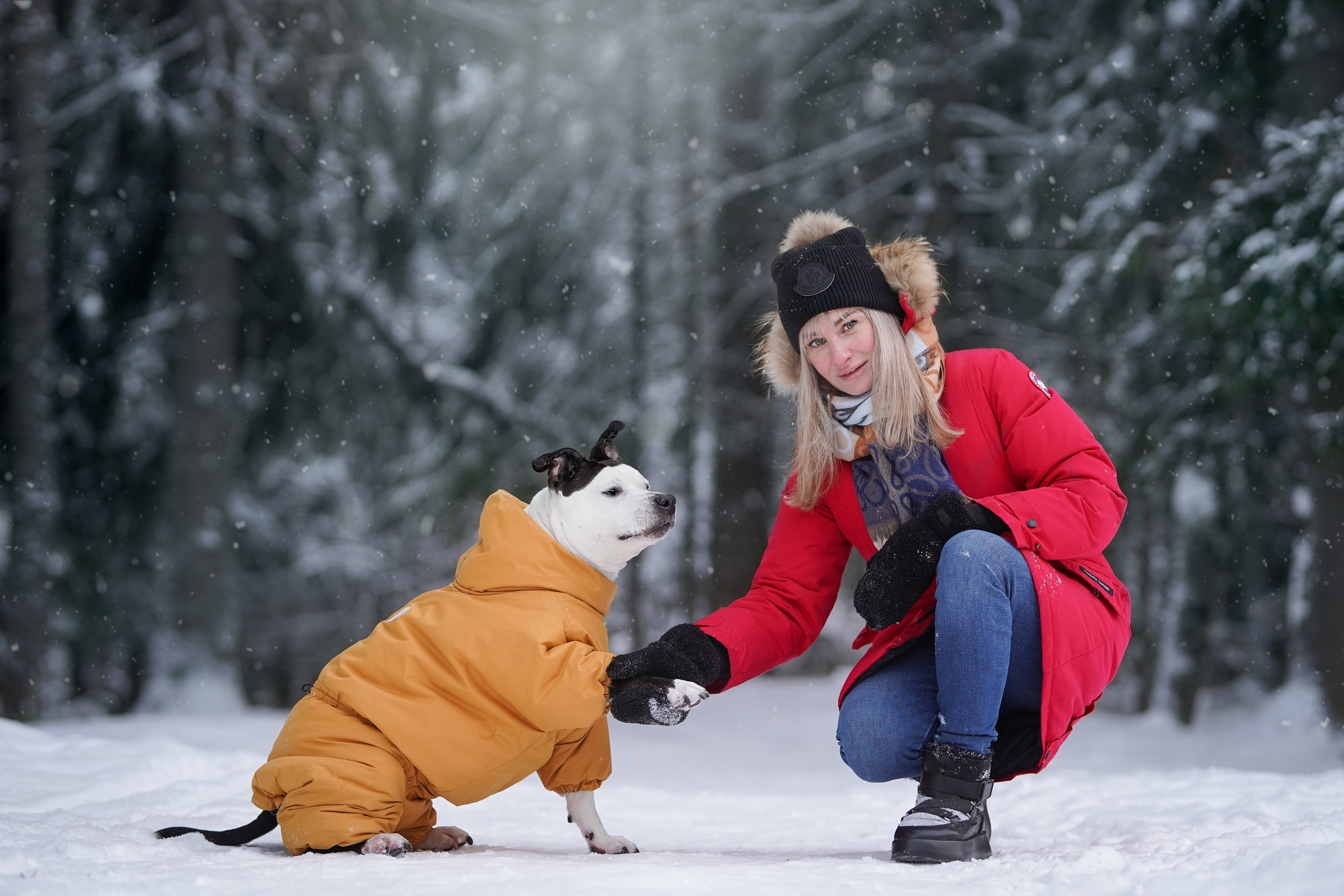Маша Женя и Фиона. Фотограф-анималист в Санкт-Петербурге Яна Мартынова
