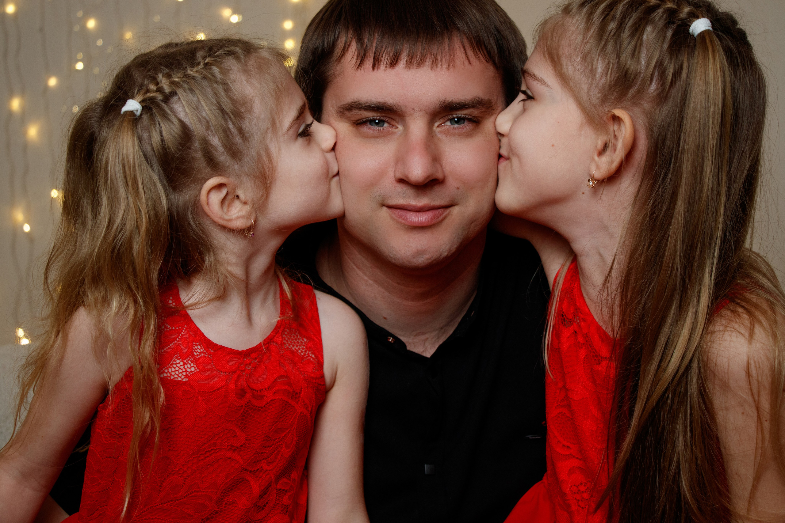 Новогодняя семейная фотосессия с детьми. Фотограф и ретушер в Ростове-на-Дону Вика Каен