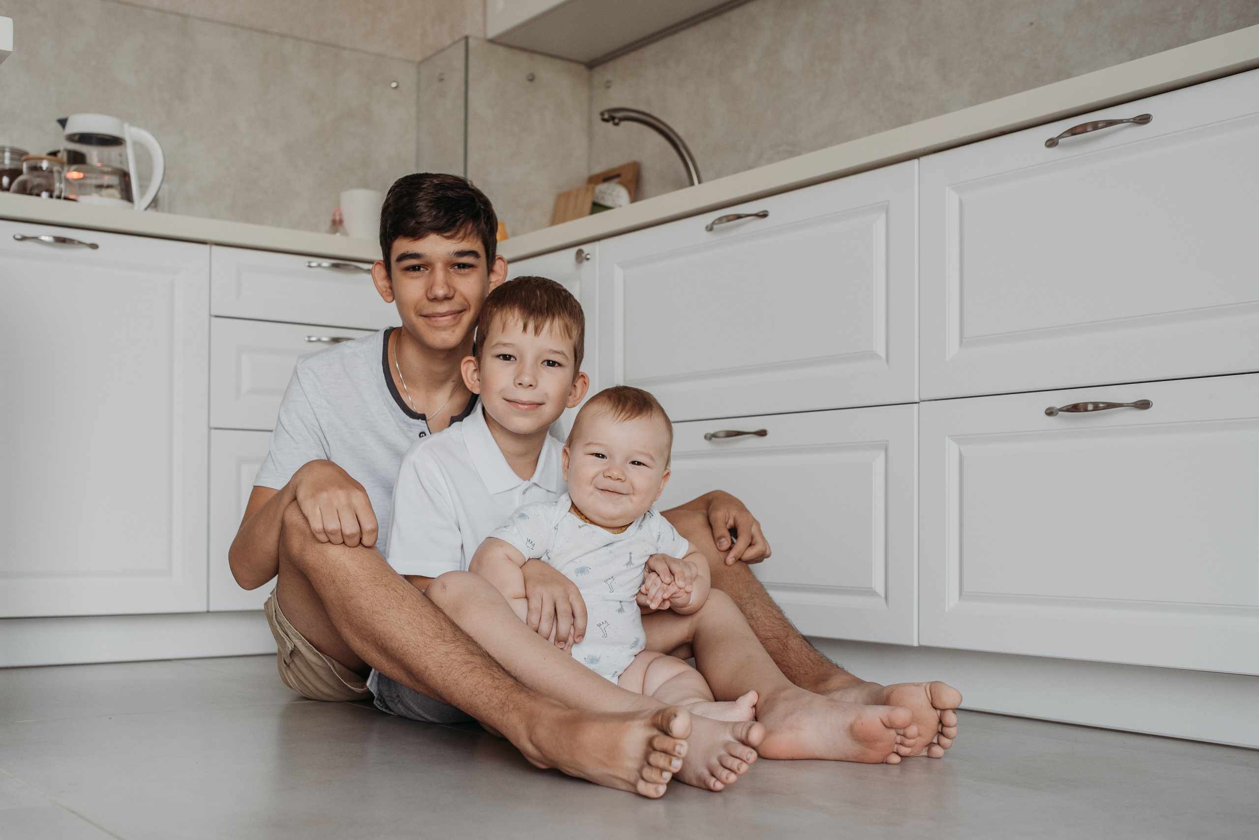 Лена, Рома и сыновья. Семейный и детский фотограф в Новосибирске и Краснообске — Анна Ким