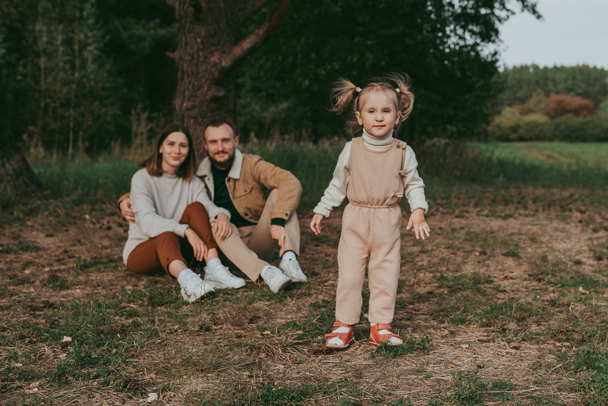 Даша, Женя и Алисочка. Семейный и детский фотограф в Новосибирске и Краснообске — Анна Ким