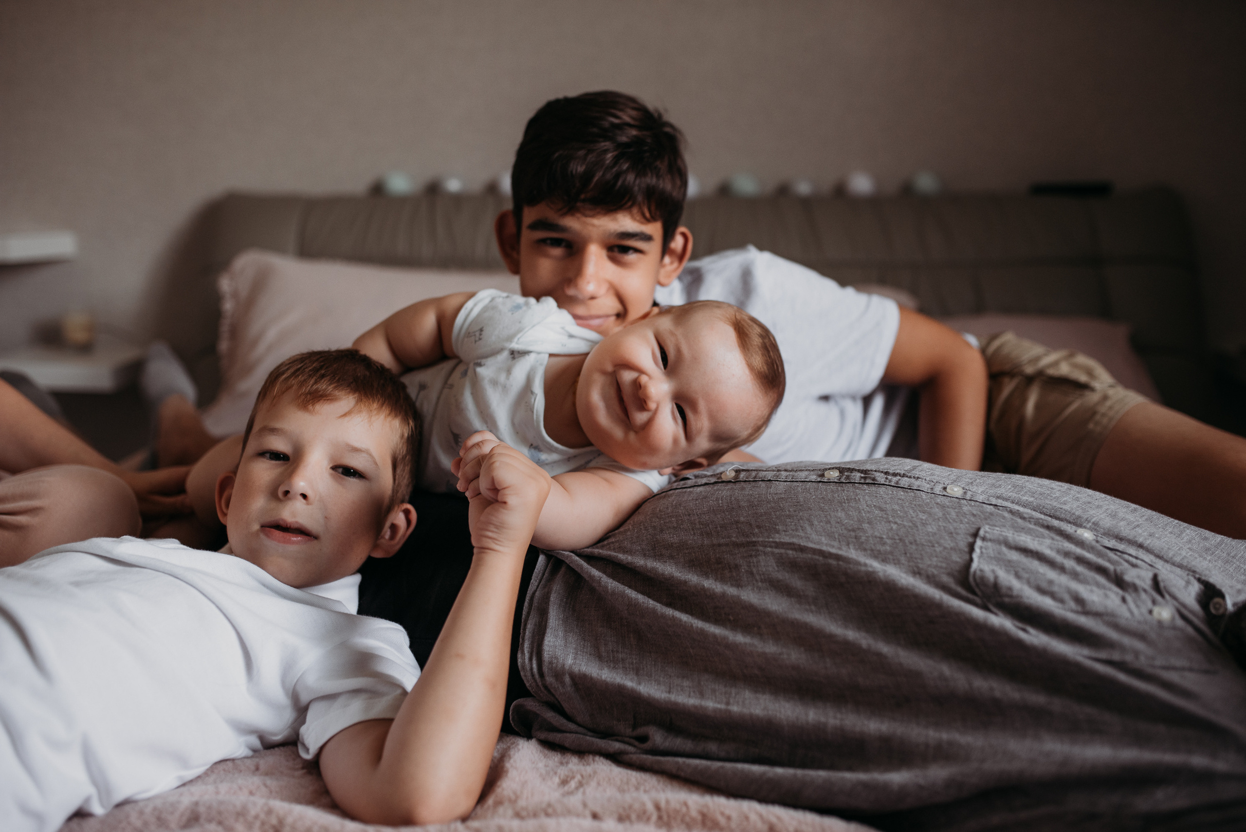 Лена, Рома и сыновья. Семейный и детский фотограф в Новосибирске и Краснообске — Анна Ким