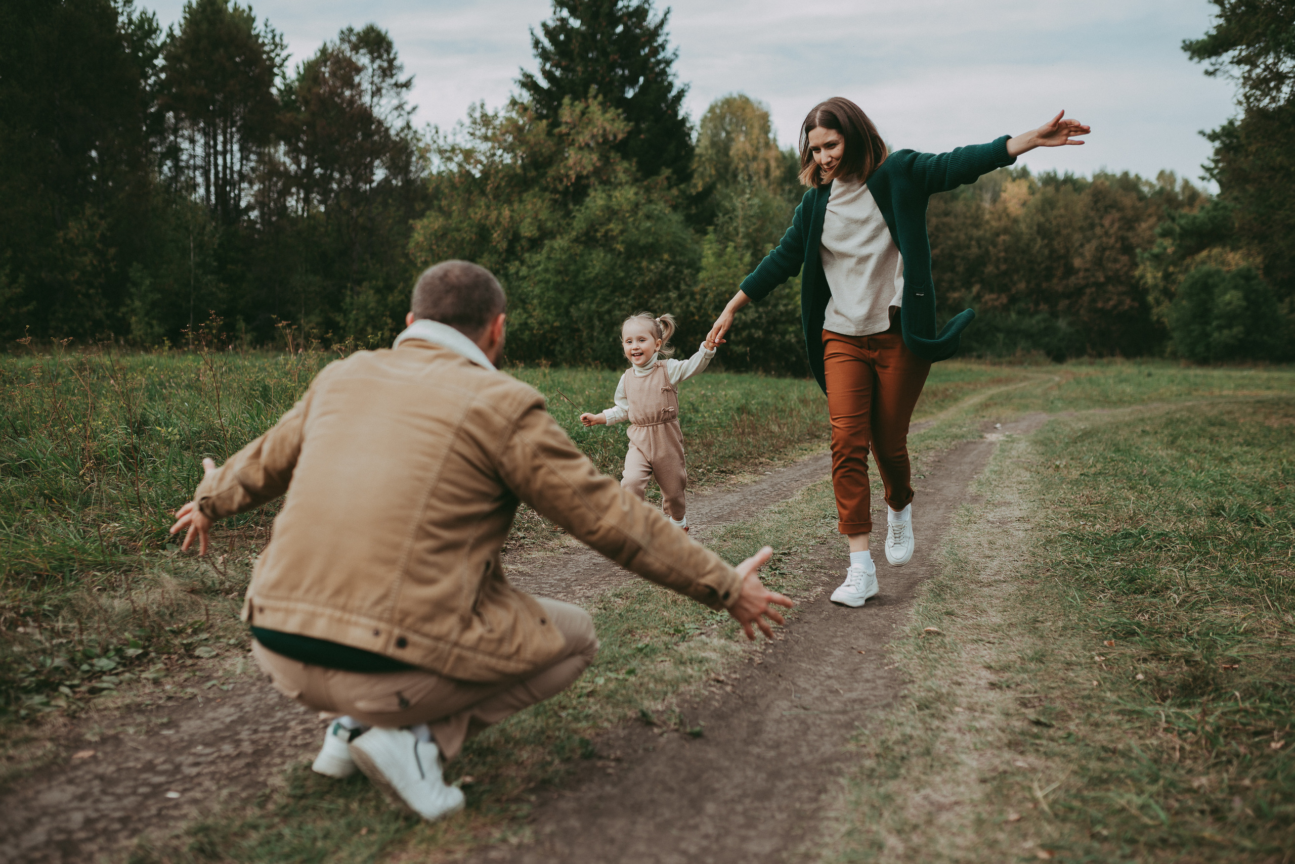 Даша, Женя и Алисочка. Семейный и детский фотограф в Новосибирске и Краснообске — Анна Ким