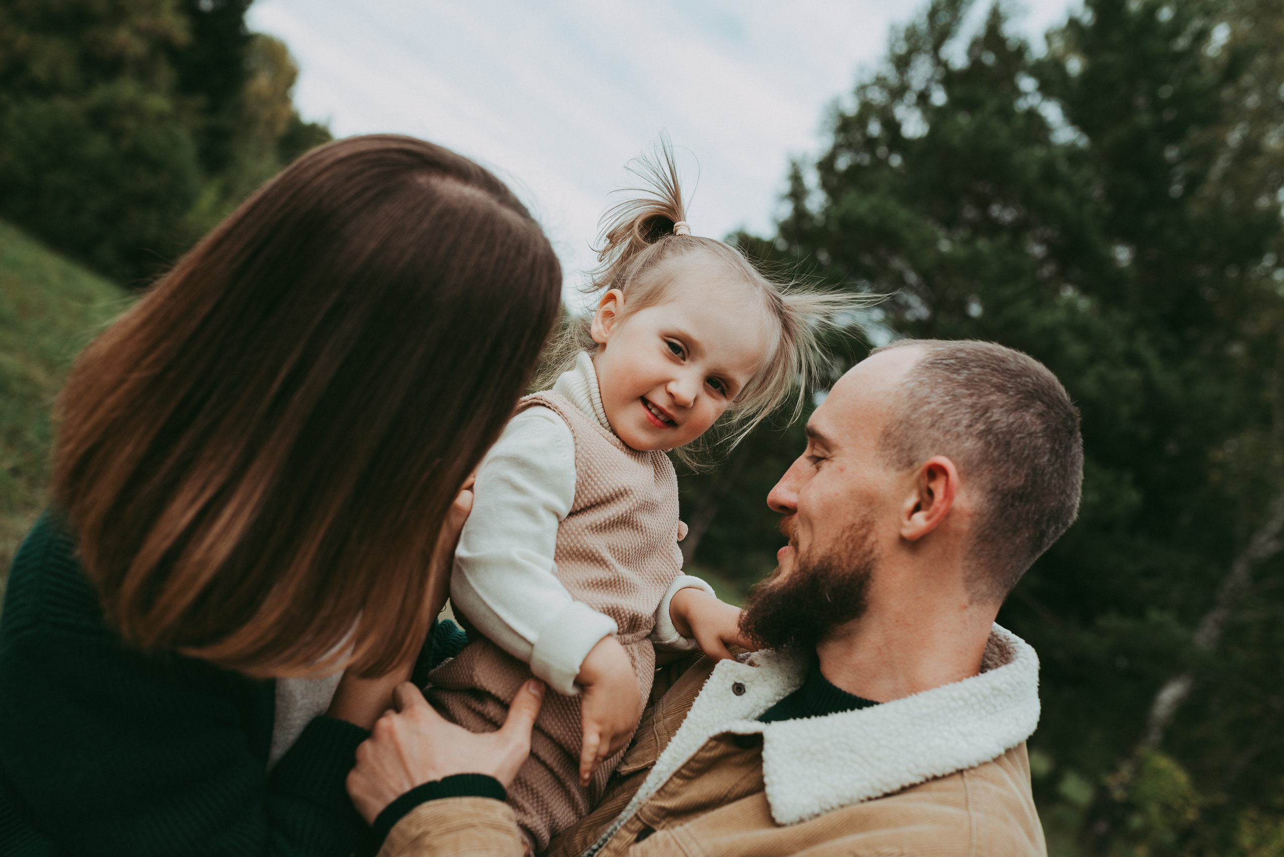 Даша, Женя и Алисочка. Семейный и детский фотограф в Новосибирске и Краснообске — Анна Ким